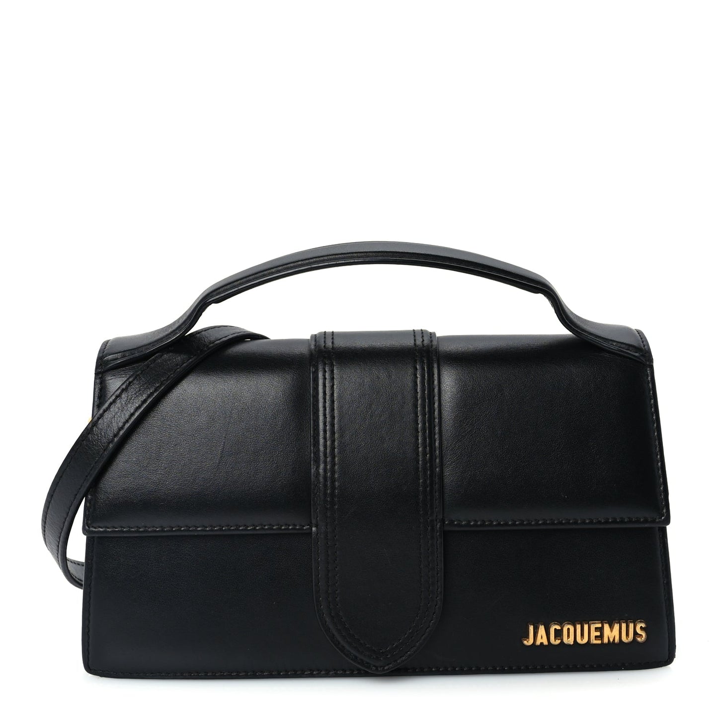 Jacquemus Smooth Calfskin Le Grand Bambino  Black