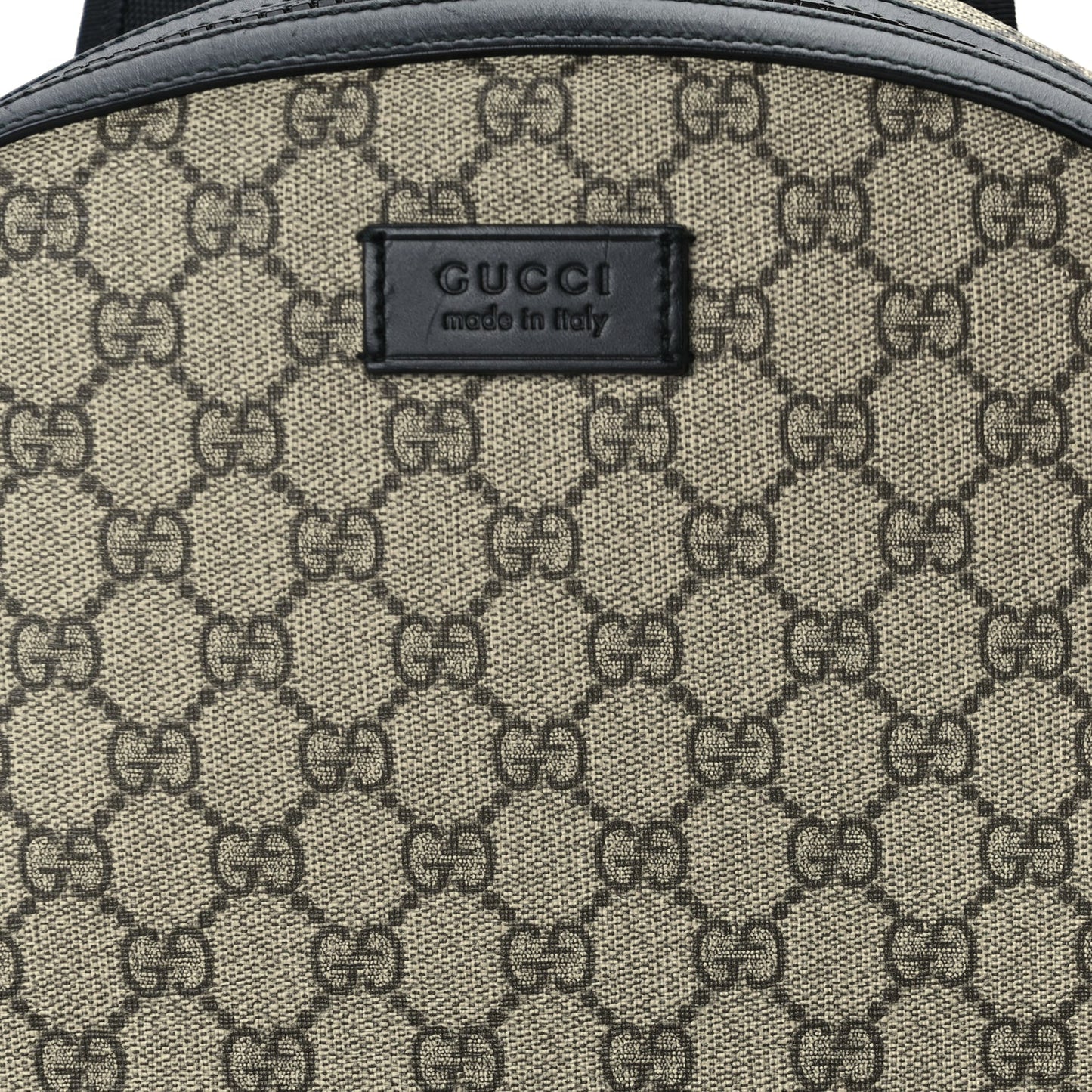 Gucci GG Supreme Monogram Medium Backpack  Black