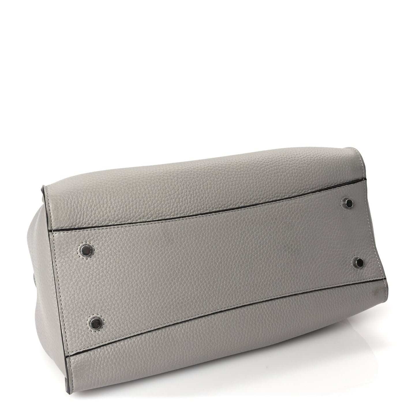Mulberry Heavy Grain Iris Tote Powder Grey Dark Clay