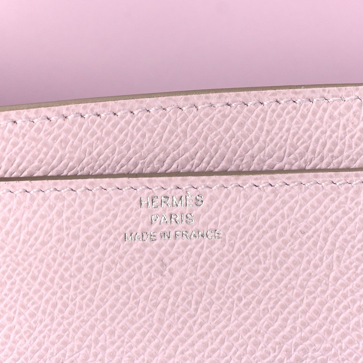 Hermes Epsom Constance Wallet To Go Mauve Pale