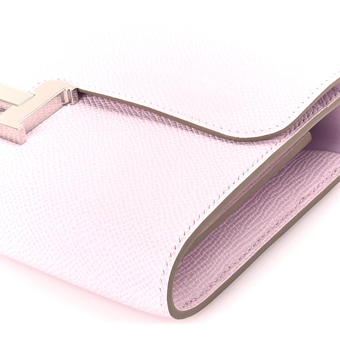 Hermes Epsom Constance Wallet To Go Mauve Pale