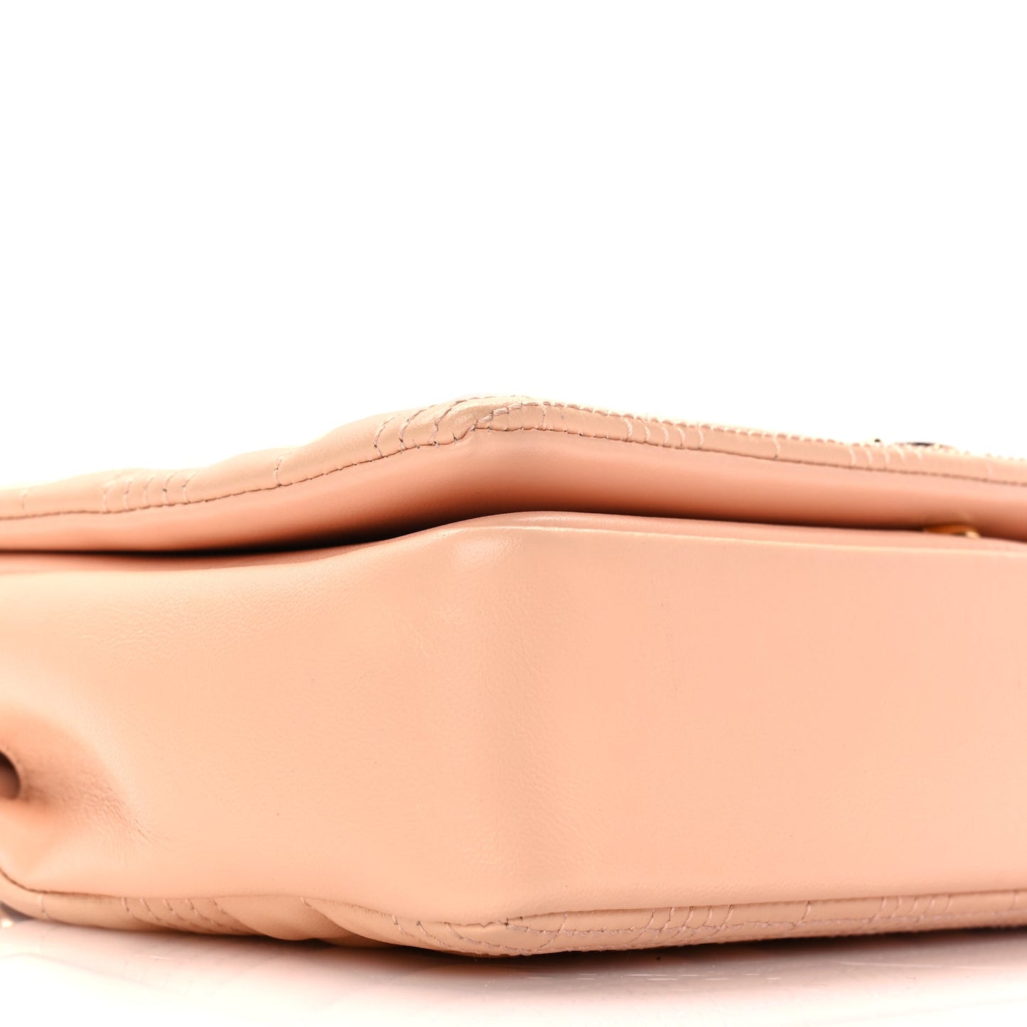 Burberry Lambskin Quilted Small Lola Bag Peach