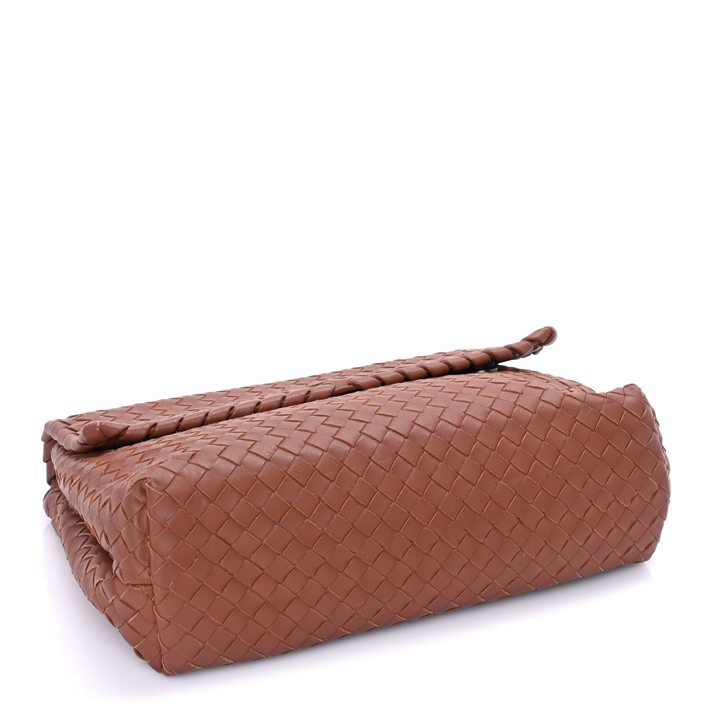 Bottega Veneta Nappa Intrecciato Olimpia Shoulder Bag Noce