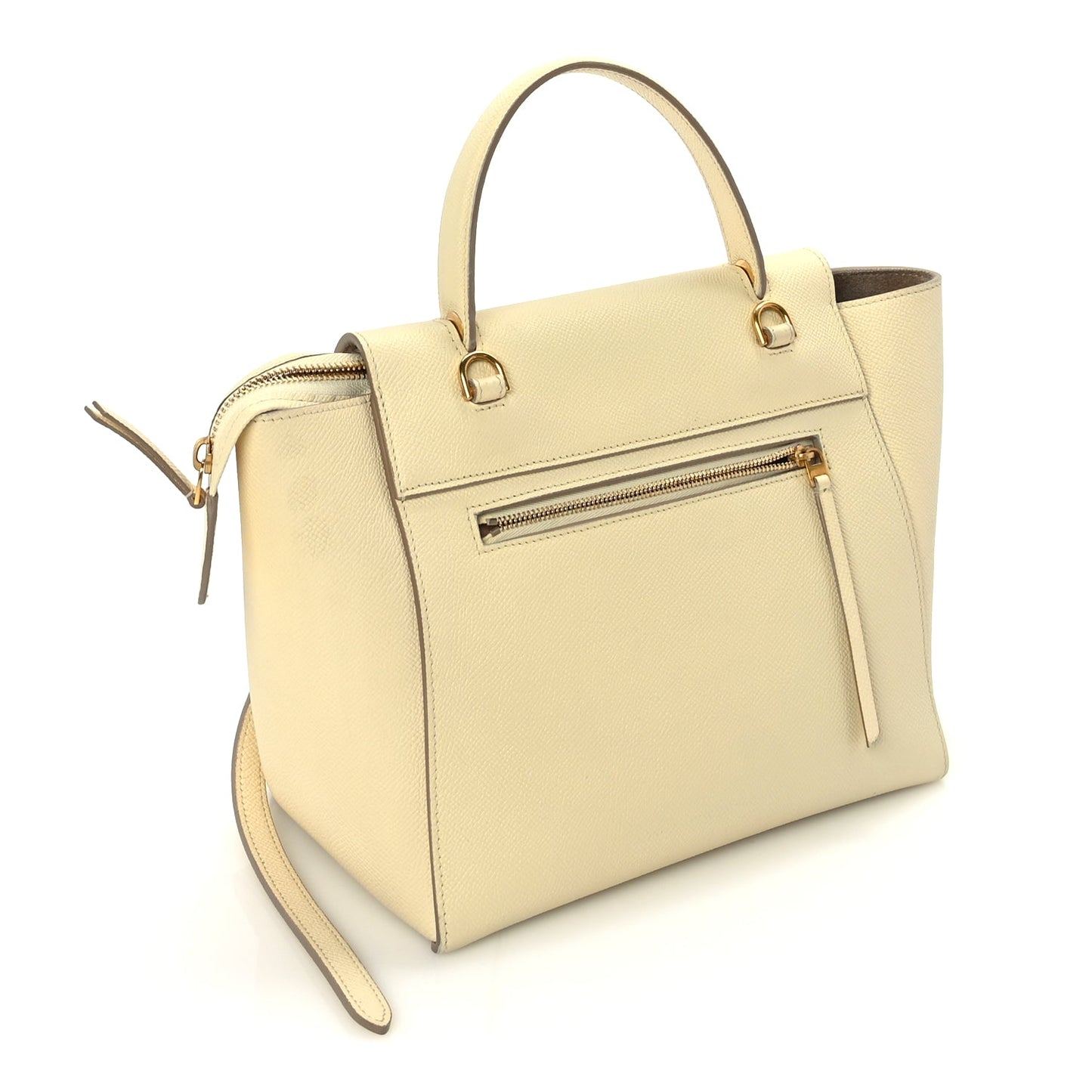 Celine Grained Calfskin Nano Belt Bag Linen