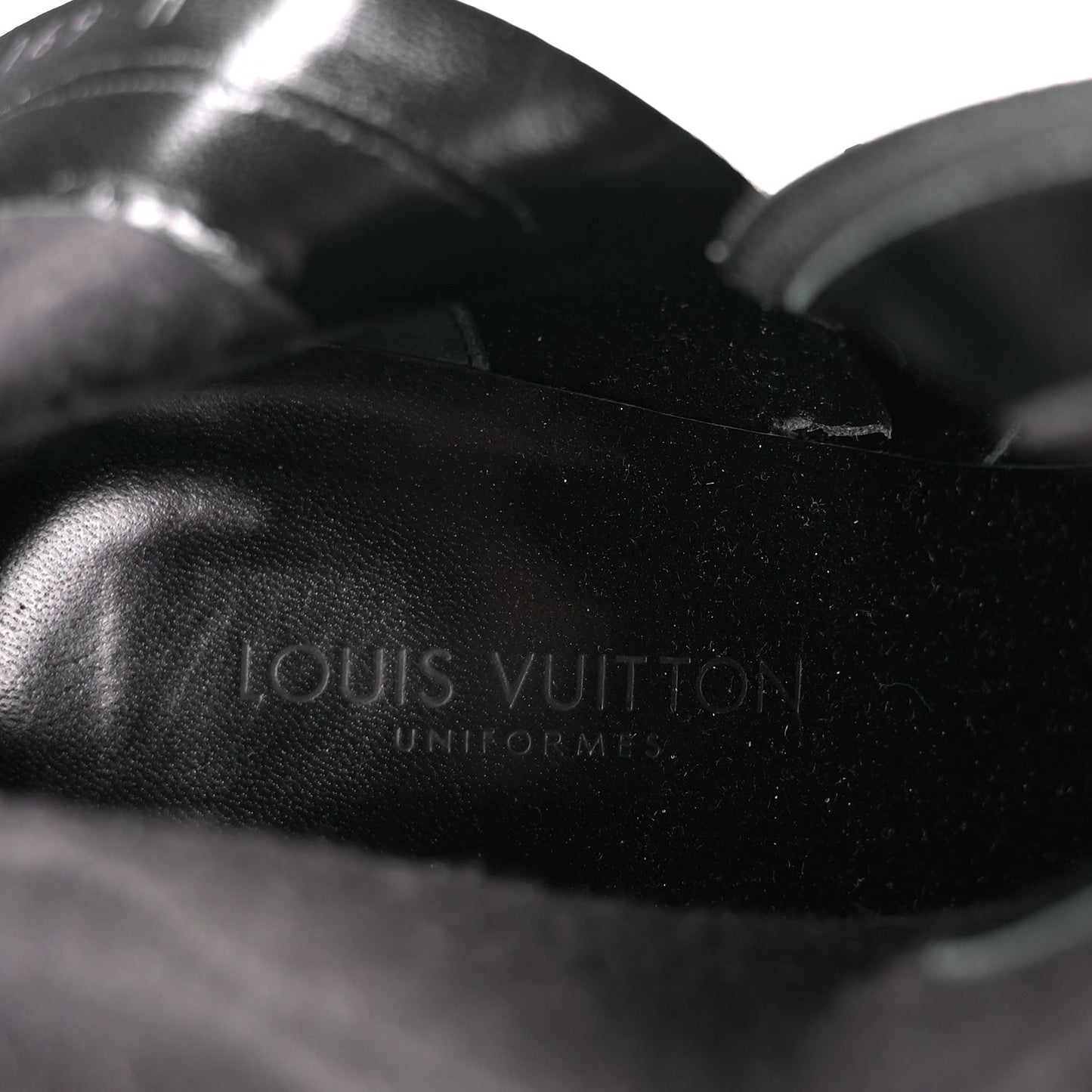 Louis Vuitton Patent Uniformes Silhouette Ankle Boots 39 Black
