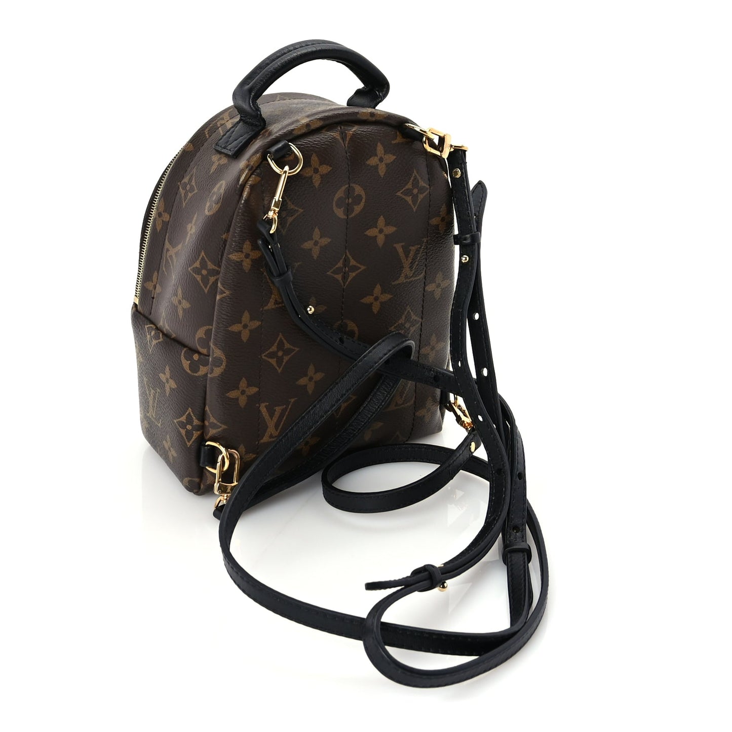 Louis Vuitton Monogram Palm Springs Backpack Mini Black