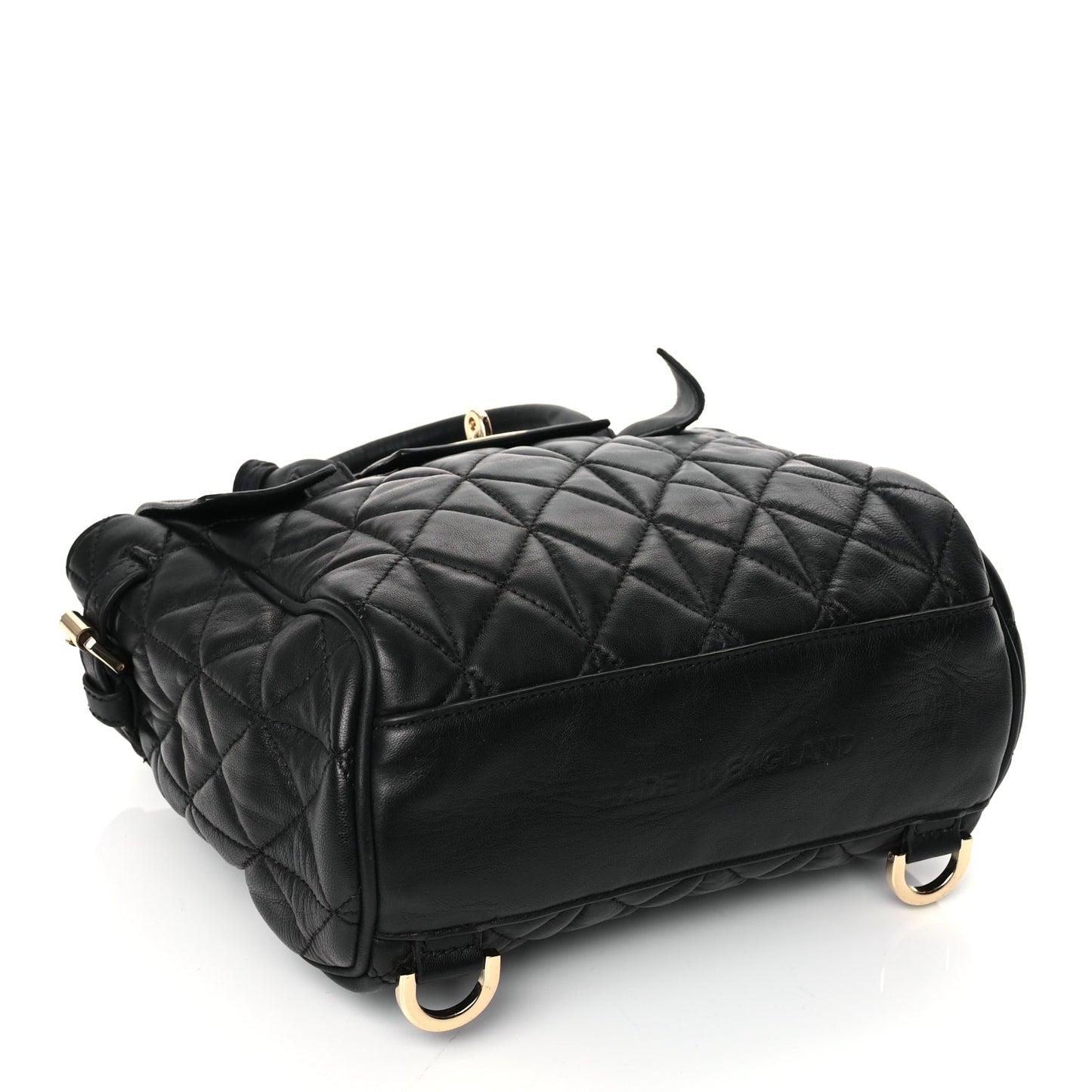 Mulberry Nappa Quilted Mini Cara Delevingne Convertible Bag Black