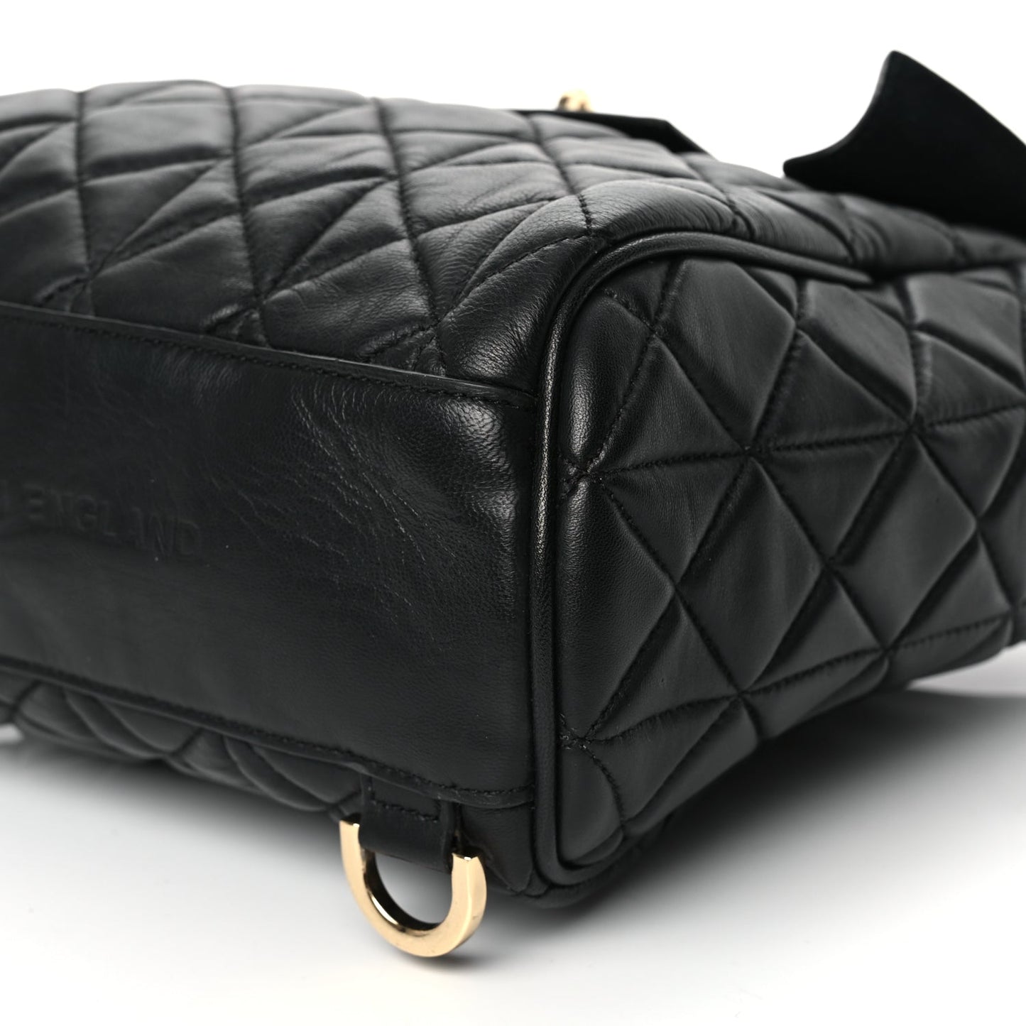 Mulberry Nappa Quilted Mini Cara Delevingne Convertible Bag Black