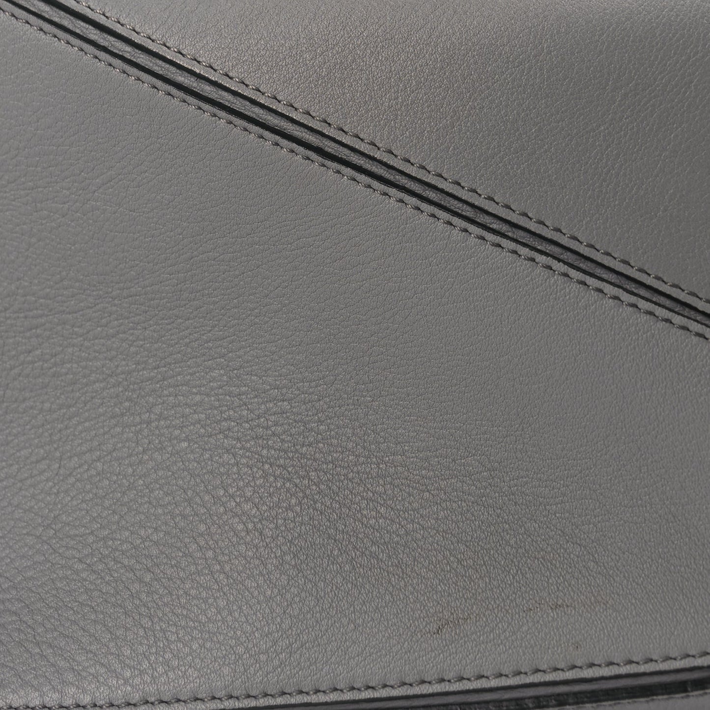 Loewe Calfskin Large Puzzle Bag Grey