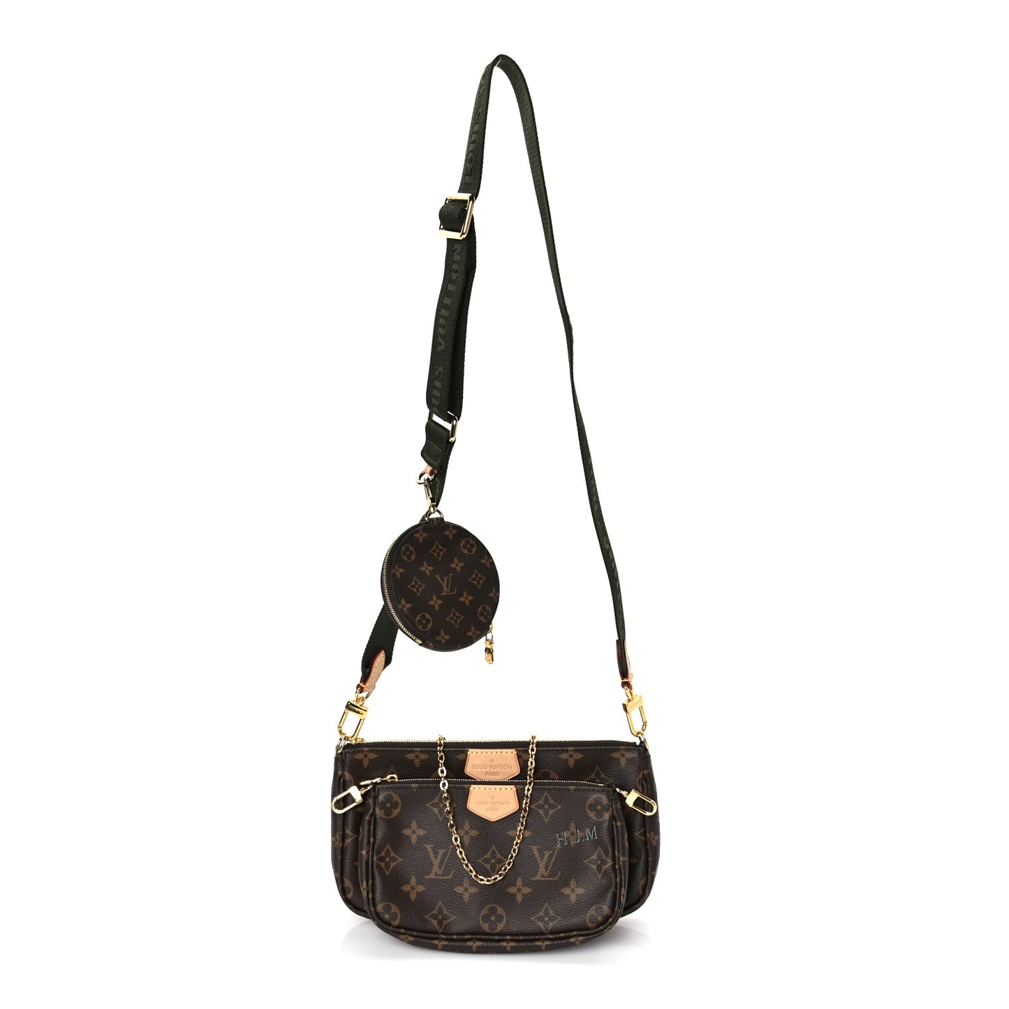 Louis Vuitton Monogram My LV World Tour Multi Pochette Accessories Kaki