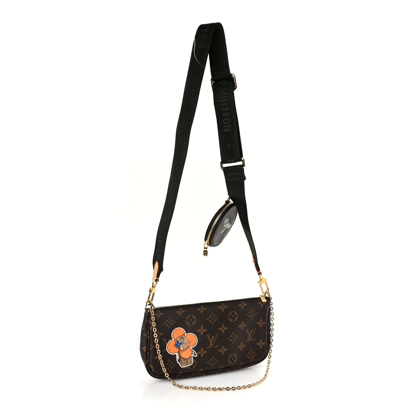 Louis Vuitton Monogram My LV World Tour Multi Pochette Accessories Kaki