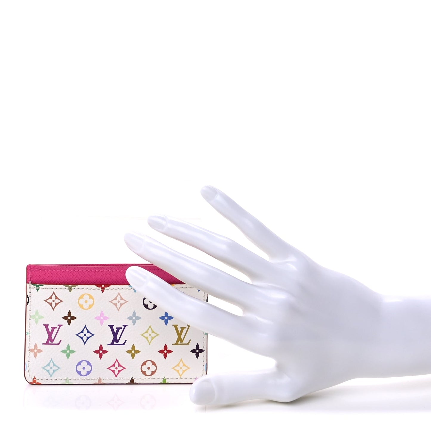 Louis Vuitton LV X TM Monogram Multicolor Card Holder Kawaii Pink