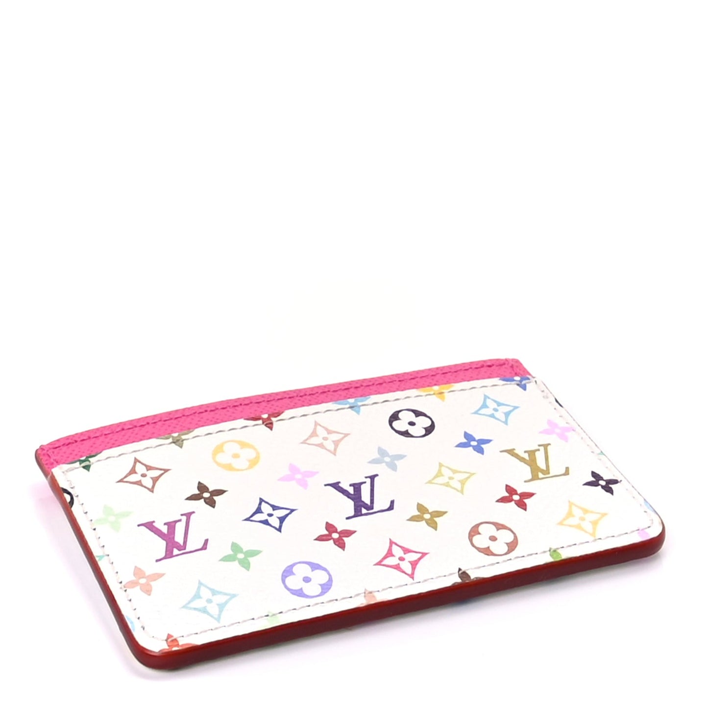 Louis Vuitton LV X TM Monogram Multicolor Card Holder Kawaii Pink