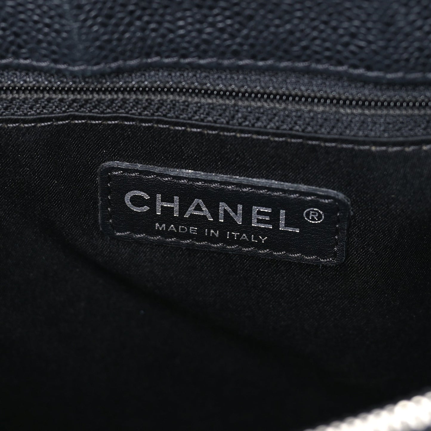 Chanel Caviar Quilted Grand Shopping Tote GST  Black