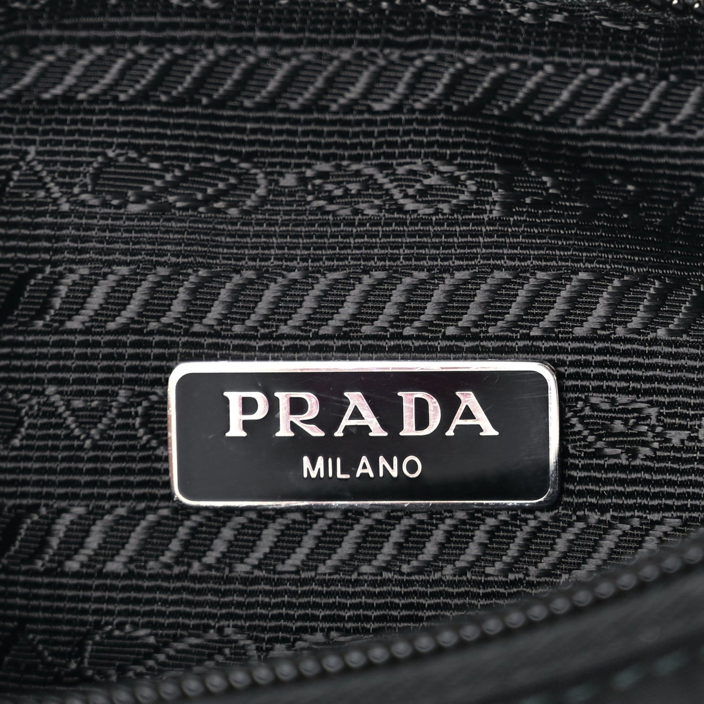 Prada Tessuto Nylon Mini Re-Edition 2000 Bag Black