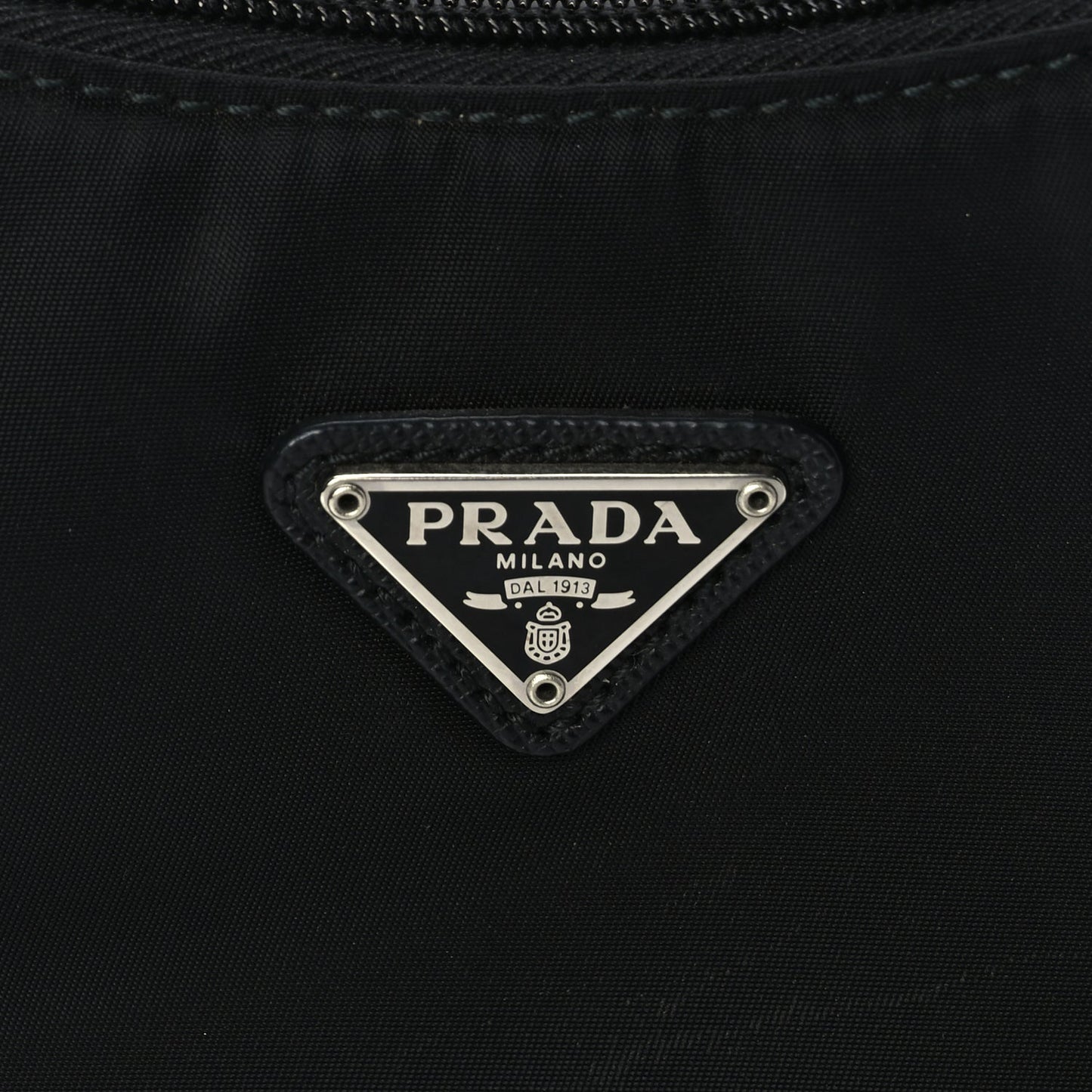 Prada Tessuto Nylon Mini Re-Edition 2000 Bag Black