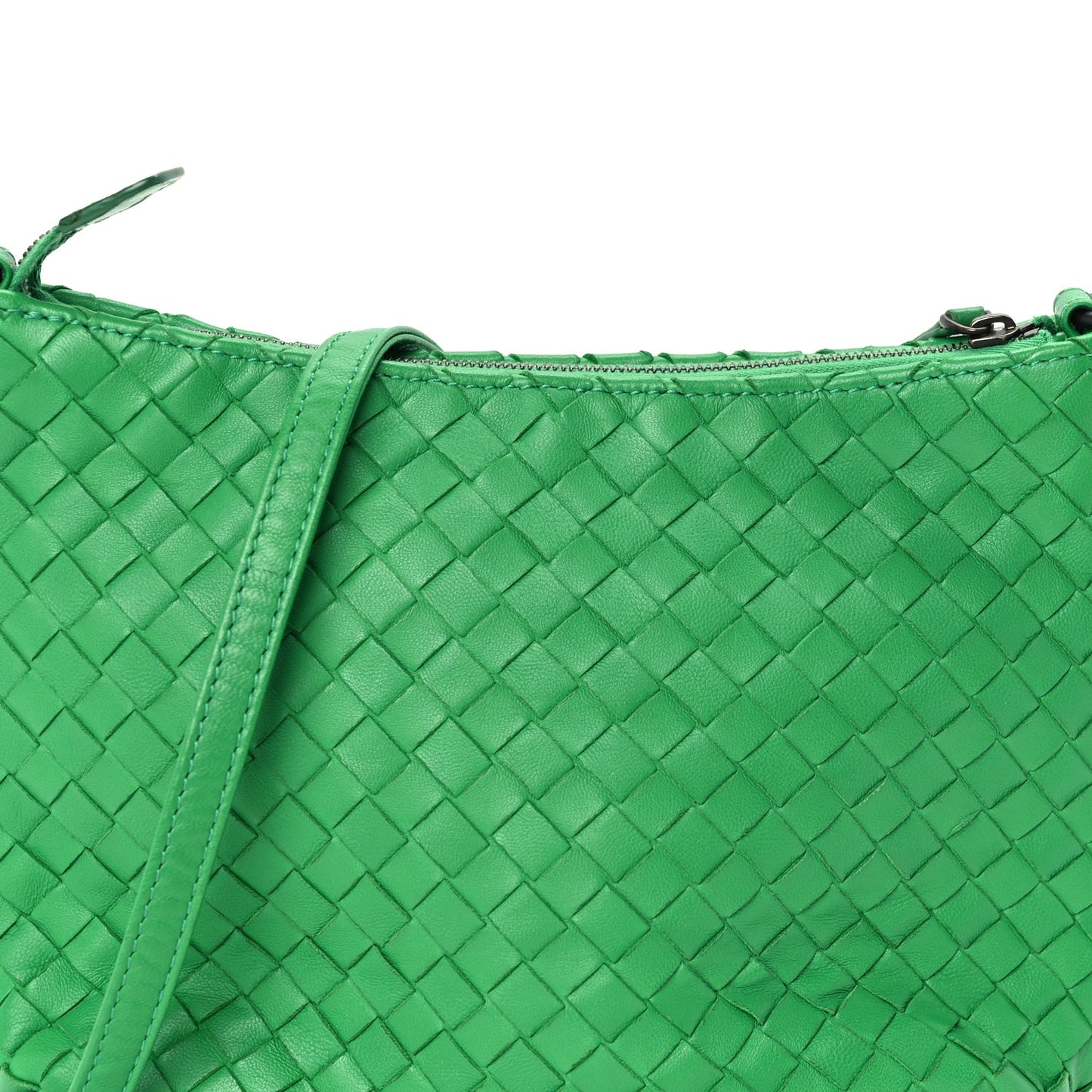 Bottega Veneta Nappa Intrecciato Mini Shoulder Bag  Parakeet