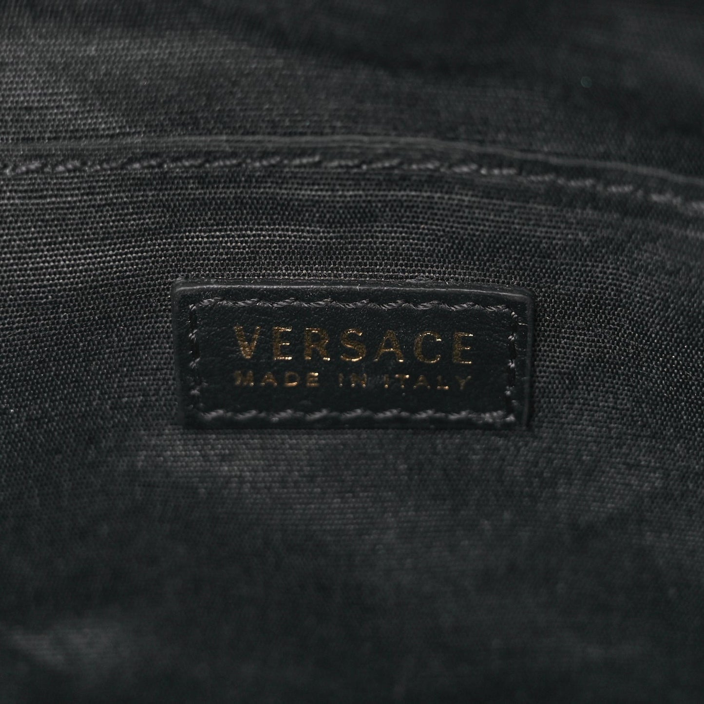 Versace Nappa Virtus Camera Bag Black