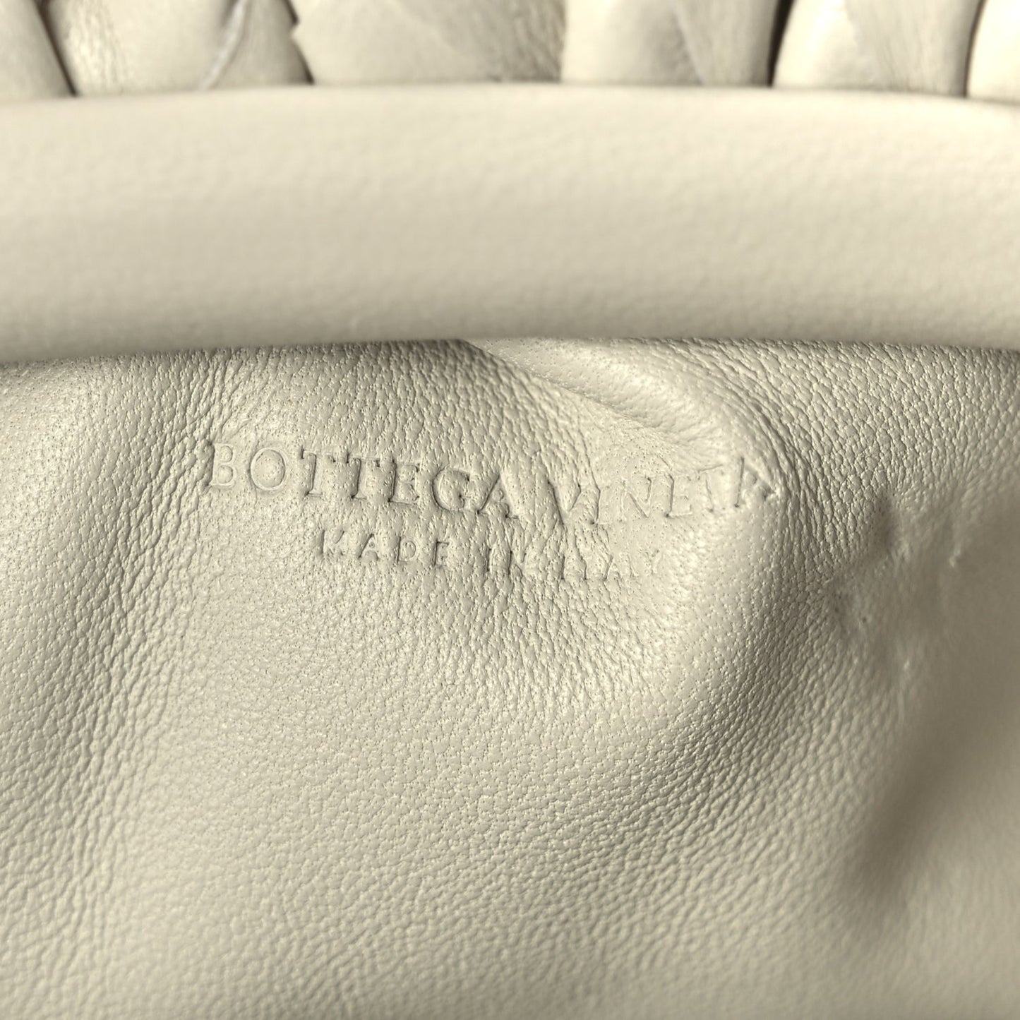 Bottega Veneta Nappa Intrecciato The Mini Pouch Chalk