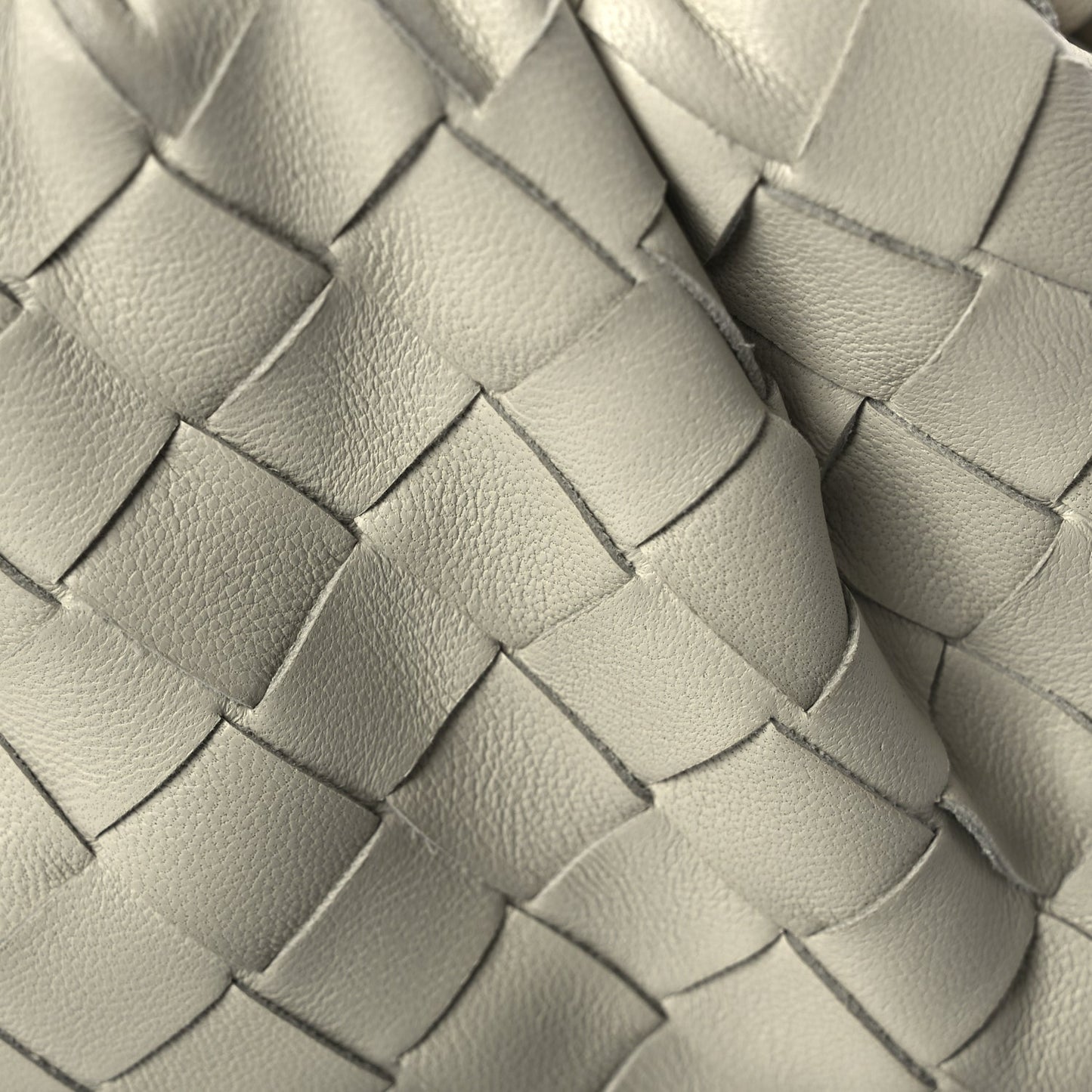 Bottega Veneta Nappa Intrecciato The Mini Pouch Chalk