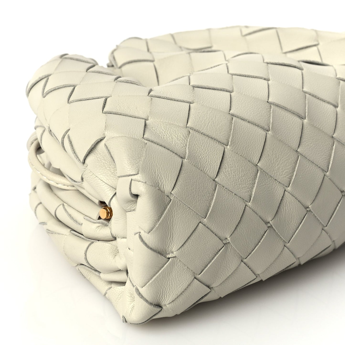 Bottega Veneta Nappa Intrecciato The Mini Pouch Chalk
