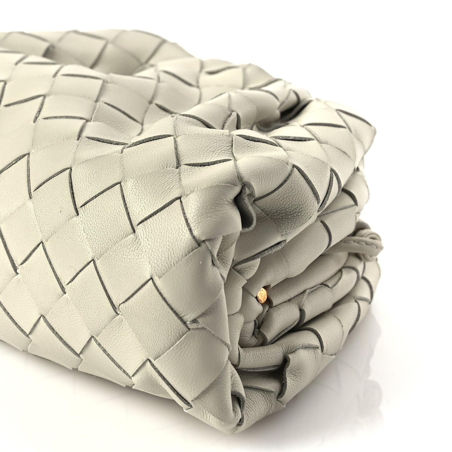 Bottega Veneta Nappa Intrecciato The Mini Pouch Chalk