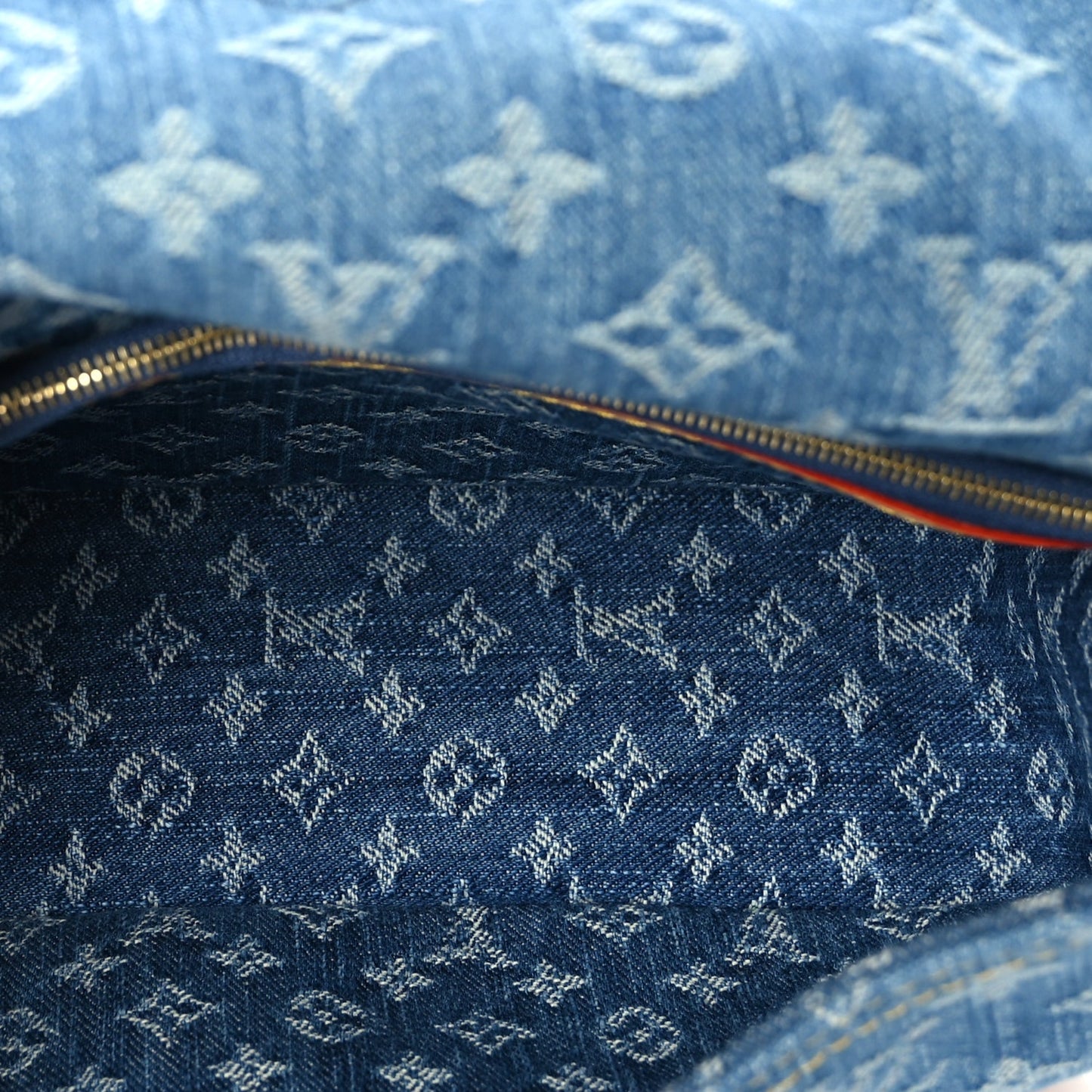 Louis Vuitton Monogram Denim Diane Blue