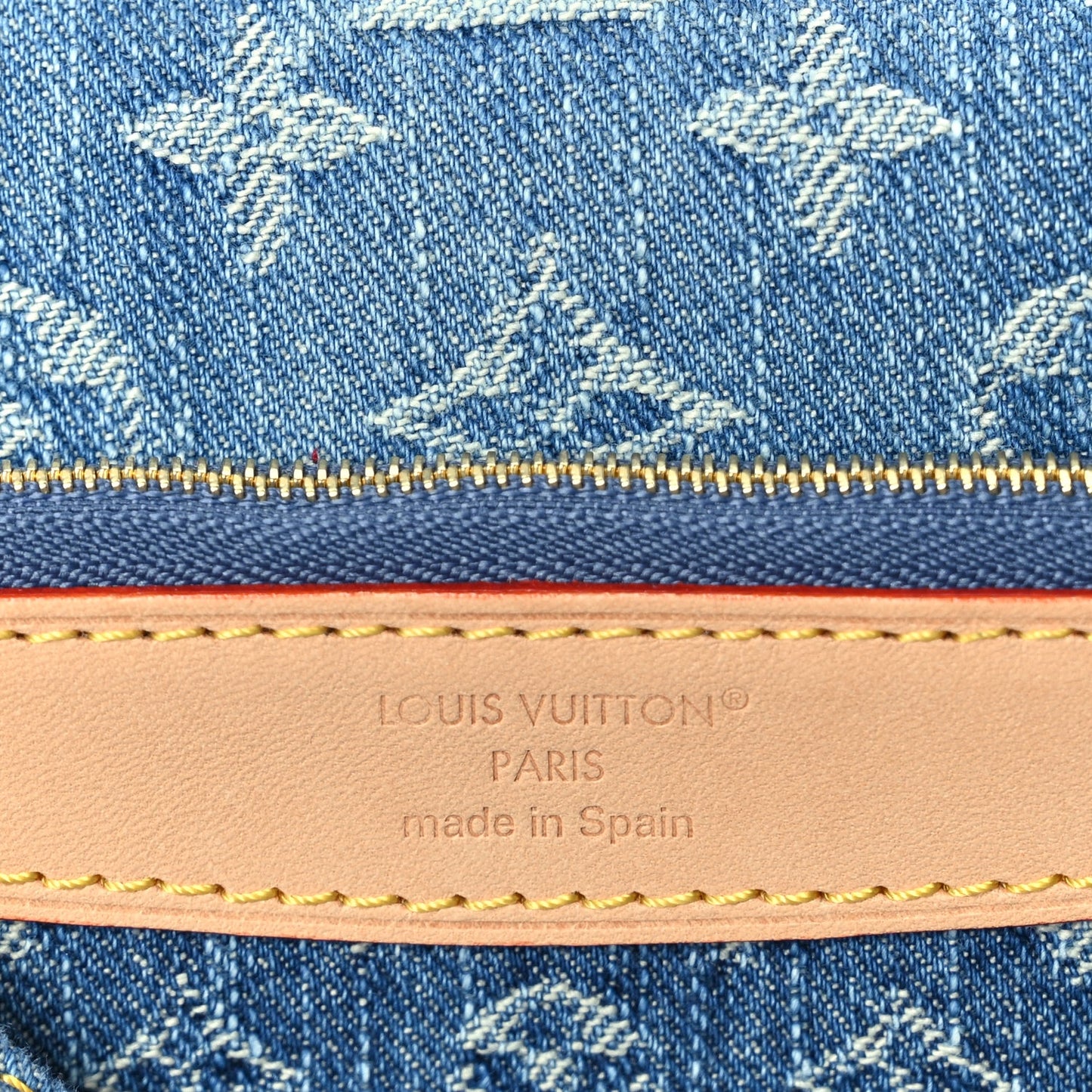 Louis Vuitton Monogram Denim Diane Blue