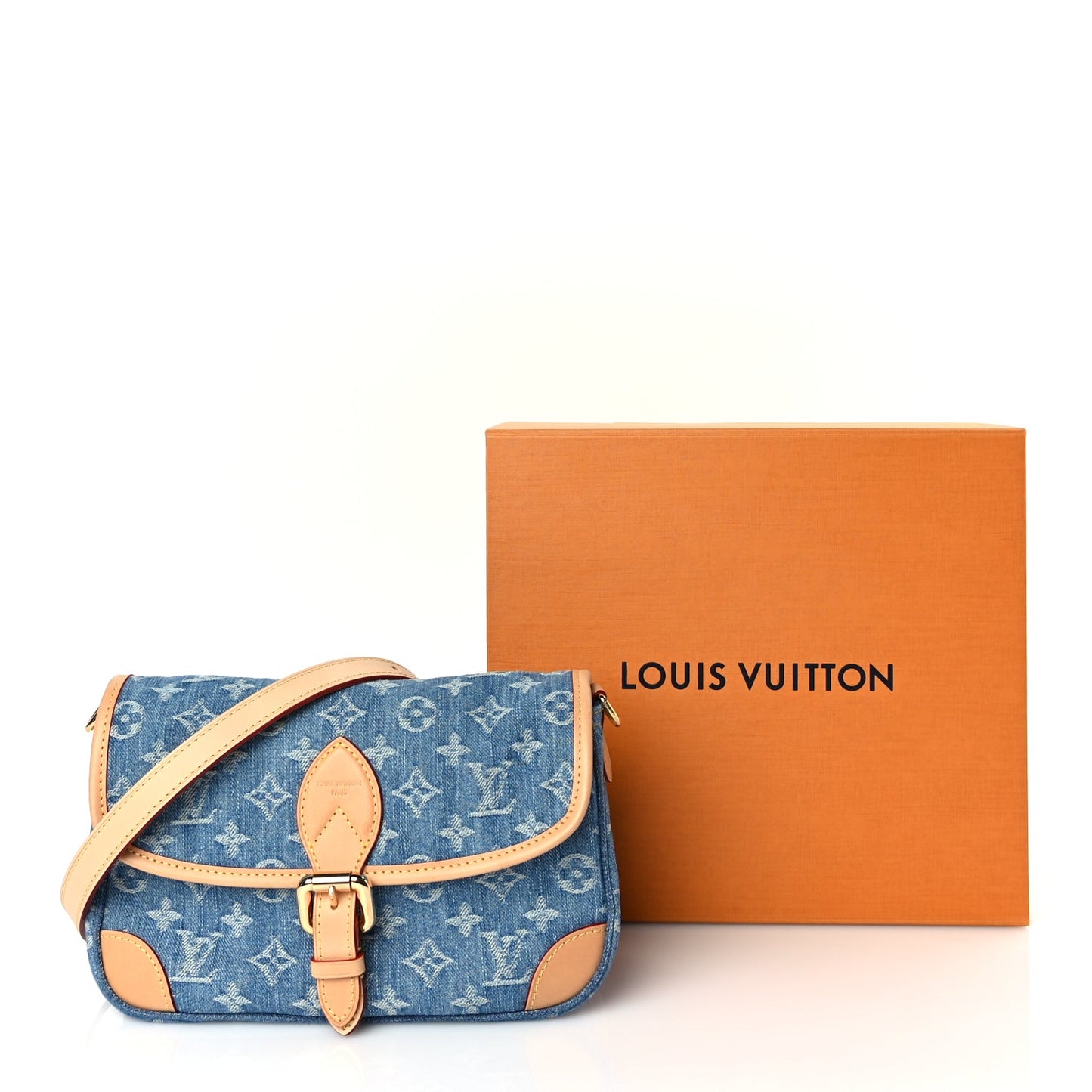 Louis Vuitton Monogram Denim Diane Blue