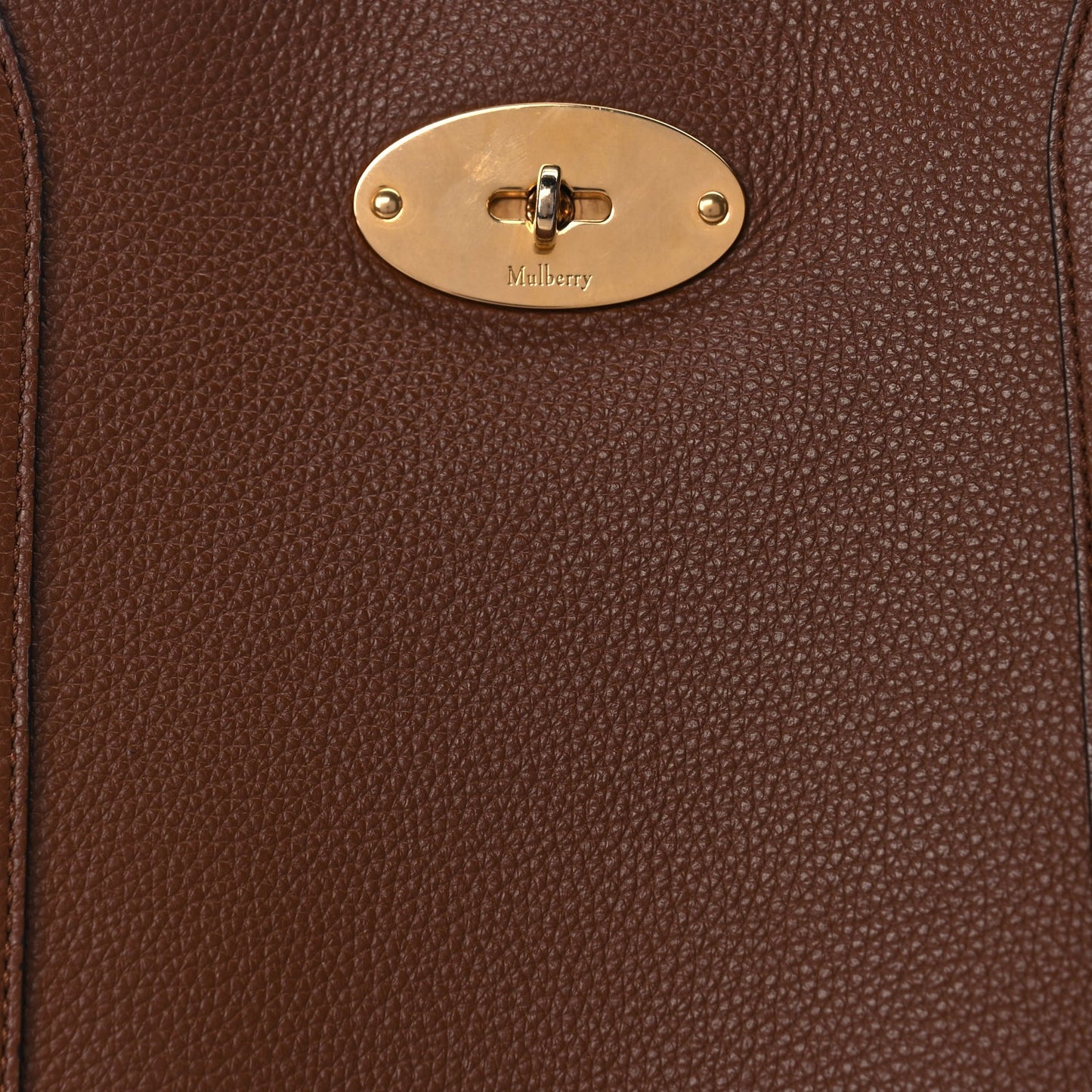 Mulberry Small Classic Grain Bayswater Tote Oak