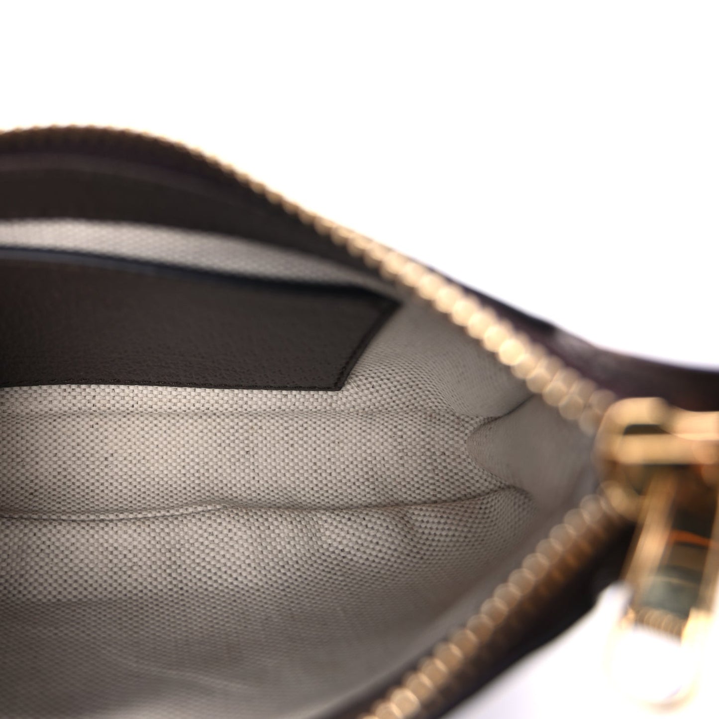 Gucci GG Supreme Monogram Textured Dollar Calfskin Mini Ophidia Chain Bag Beige Ebony