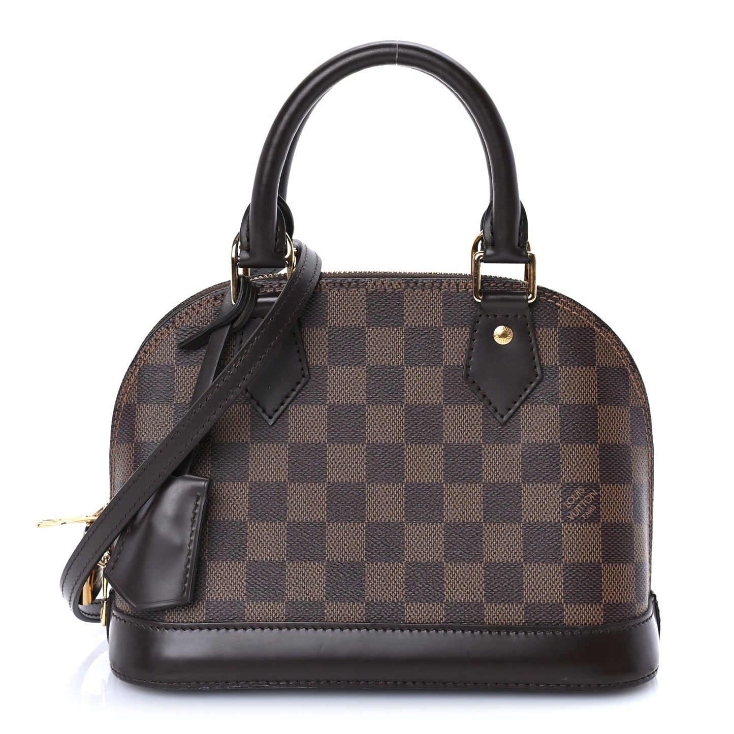 Louis Vuitton Damier Ebene Alma BB Brown
