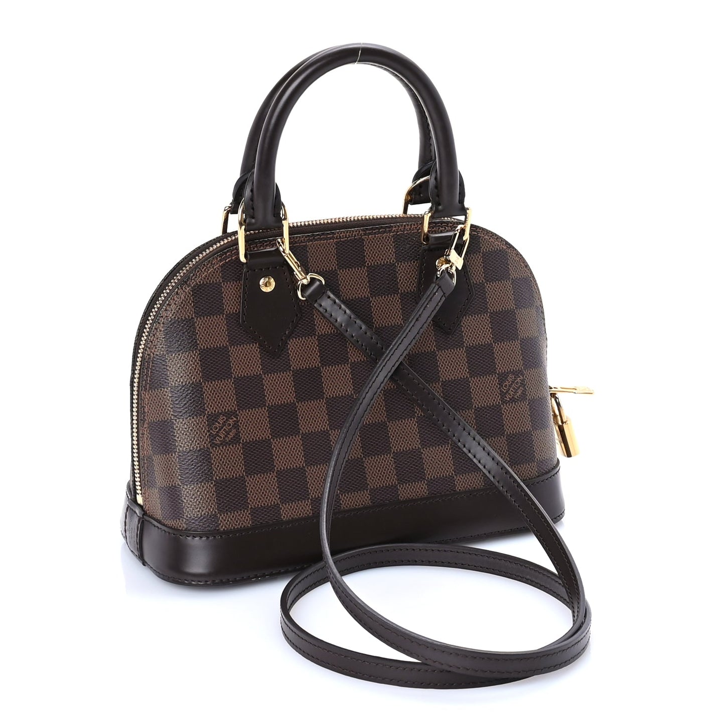 Louis Vuitton Damier Ebene Alma BB Brown