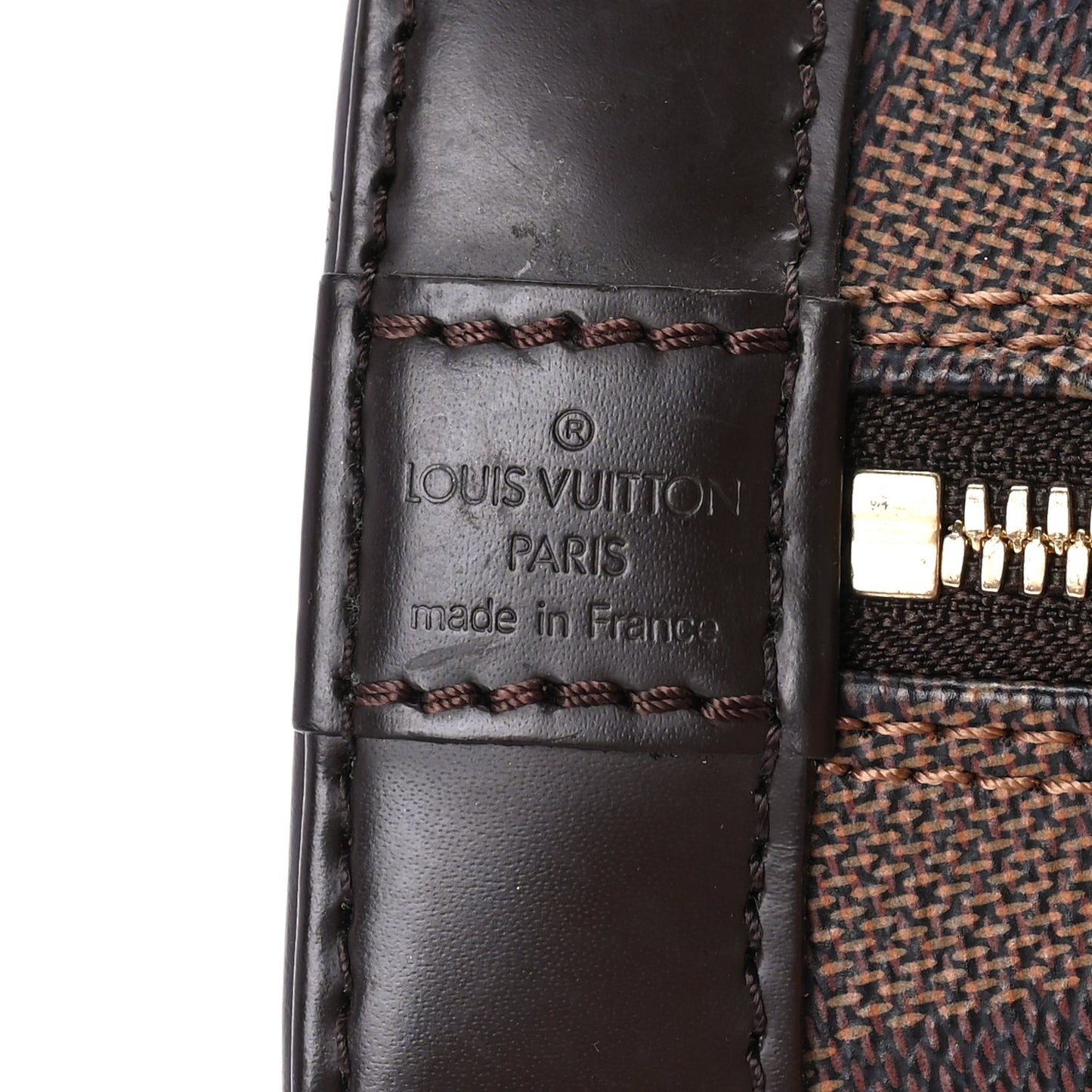 Louis Vuitton Damier Ebene Alma BB Brown