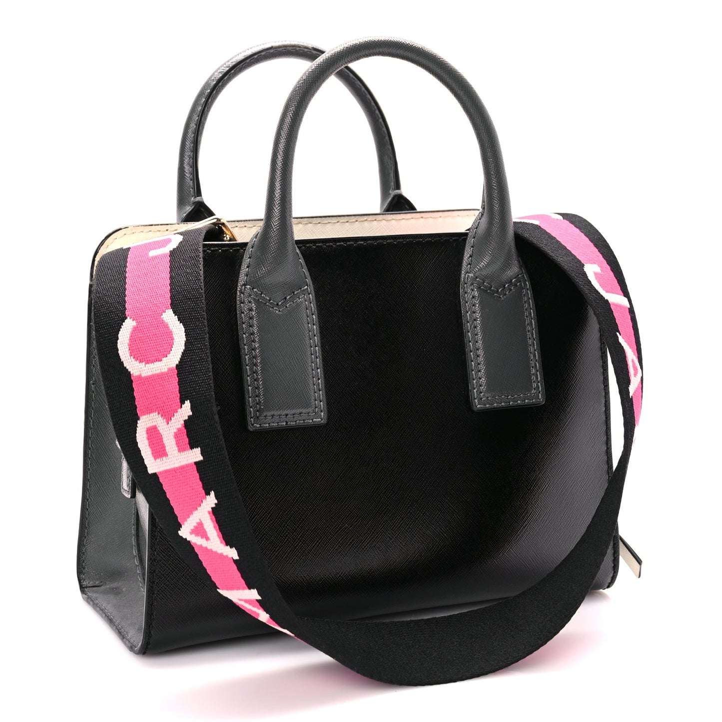 Marc Jacobs Saffiano Snapshot Tote Black Multicolor