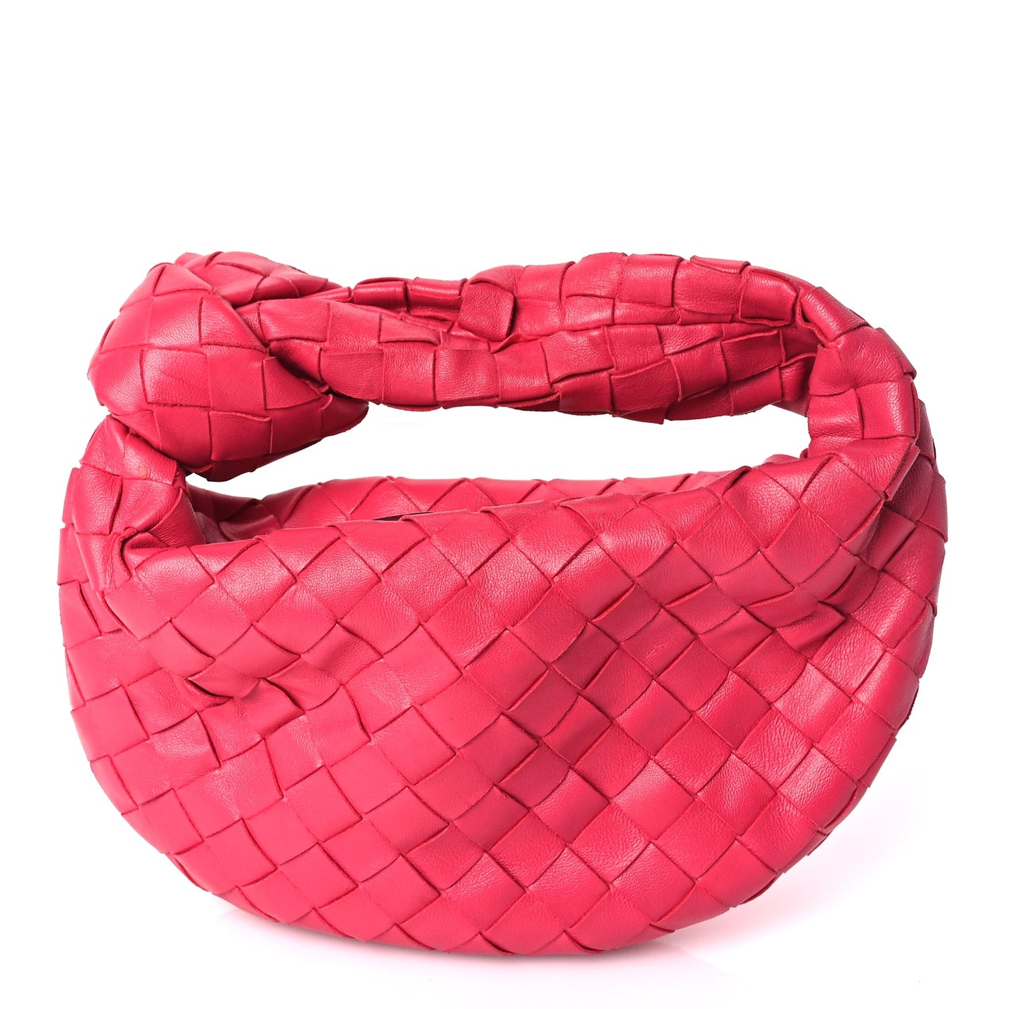 Bottega Veneta Nappa Intrecciato Mini Jodie Cranberry