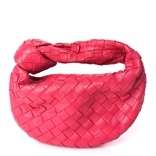 Bottega Veneta Nappa Intrecciato Mini Jodie Cranberry