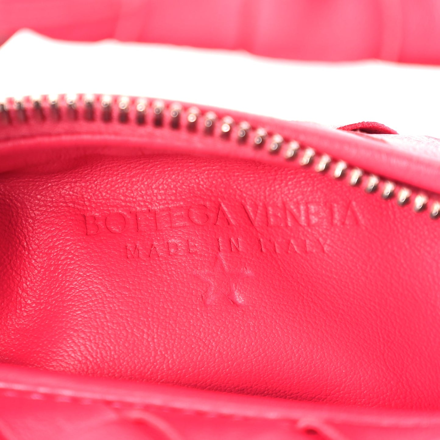 Bottega Veneta Nappa Intrecciato Mini Jodie Cranberry