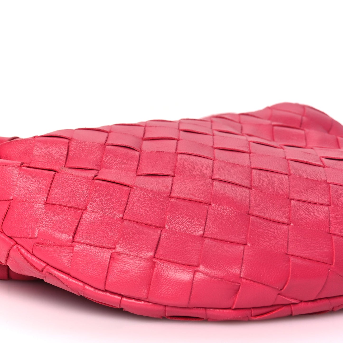 Bottega Veneta Nappa Intrecciato Mini Jodie Cranberry