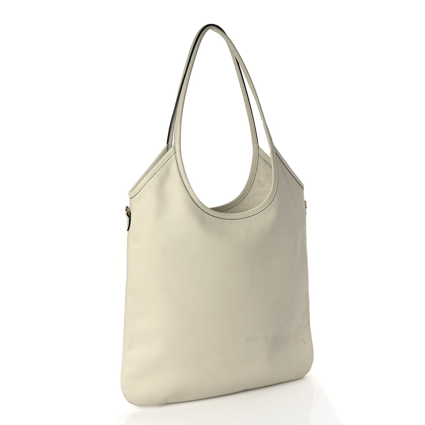 Miu Miu Nappa Ivy Bag Travertine Stone