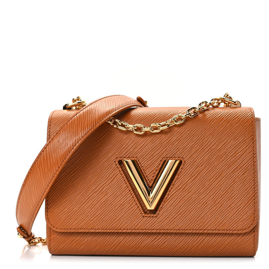 Louis Vuitton Epi Twist Shoulder Bag MM Gold Miel