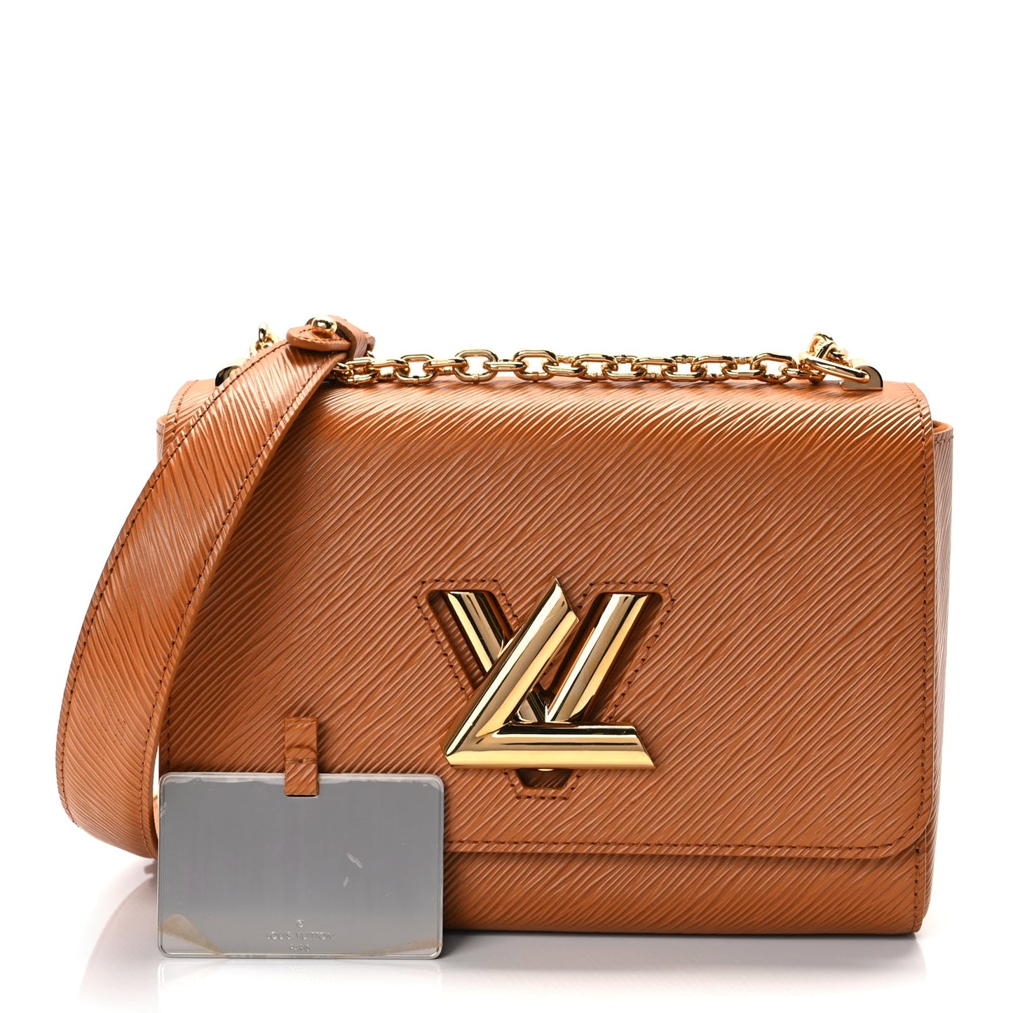Louis Vuitton Epi Twist Shoulder Bag MM Gold Miel