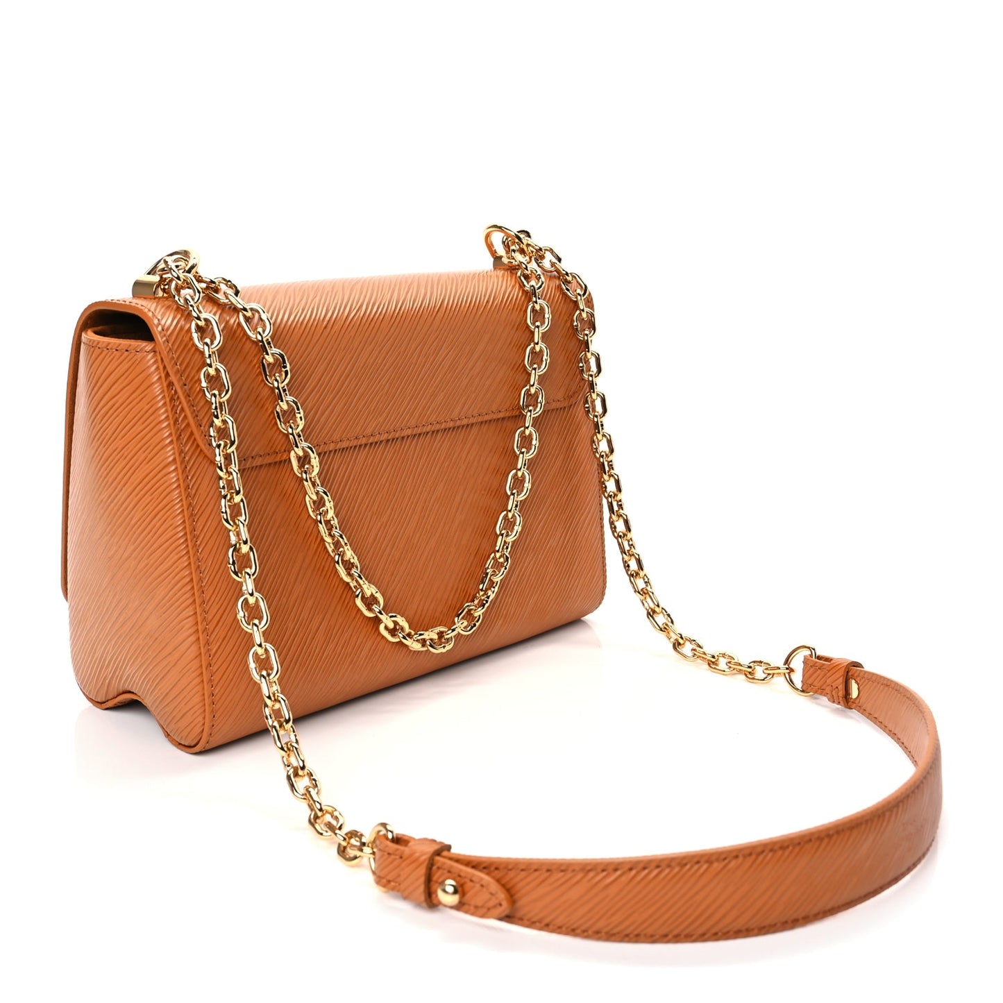 Louis Vuitton Epi Twist Shoulder Bag MM Gold Miel
