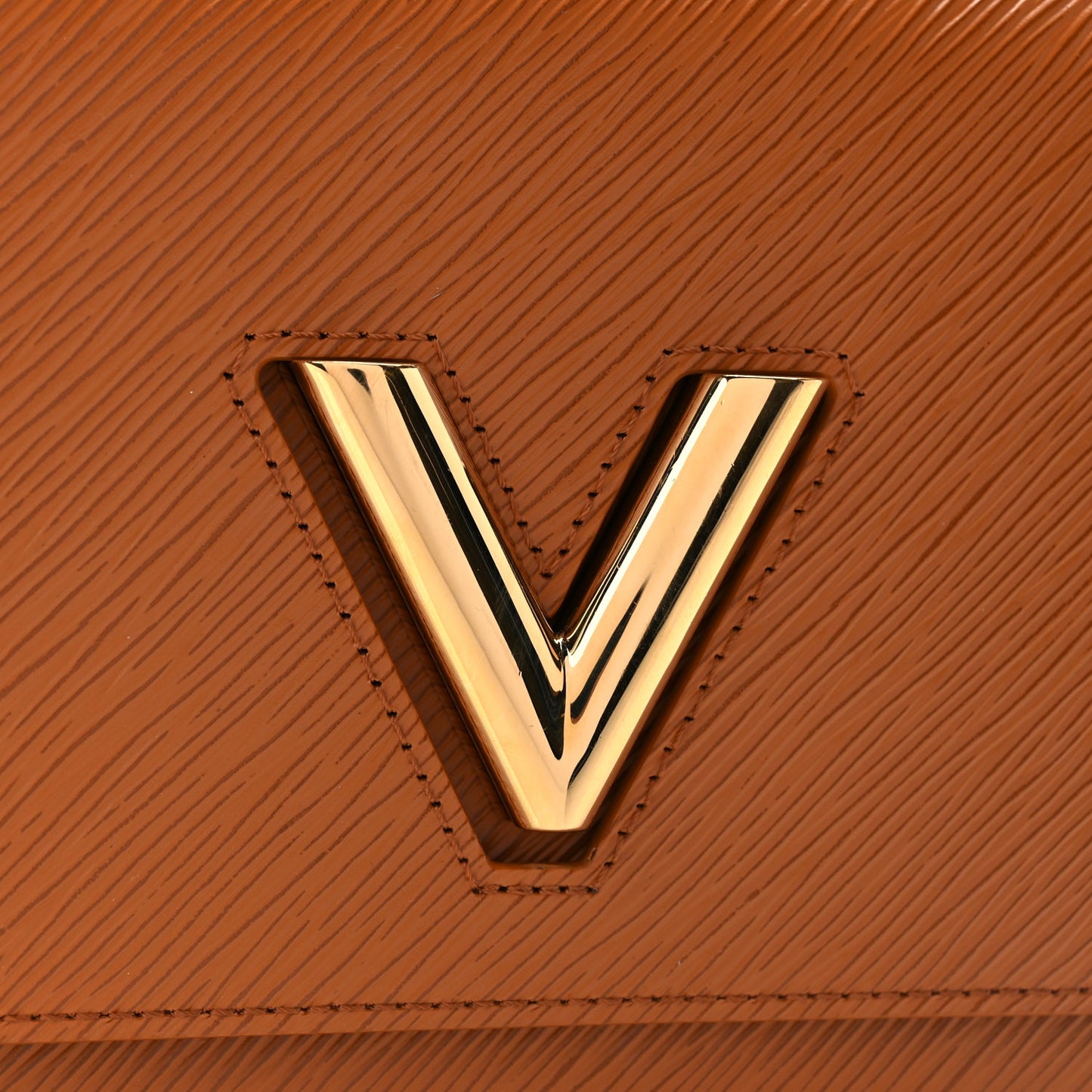 Louis Vuitton Epi Twist Shoulder Bag MM Gold Miel