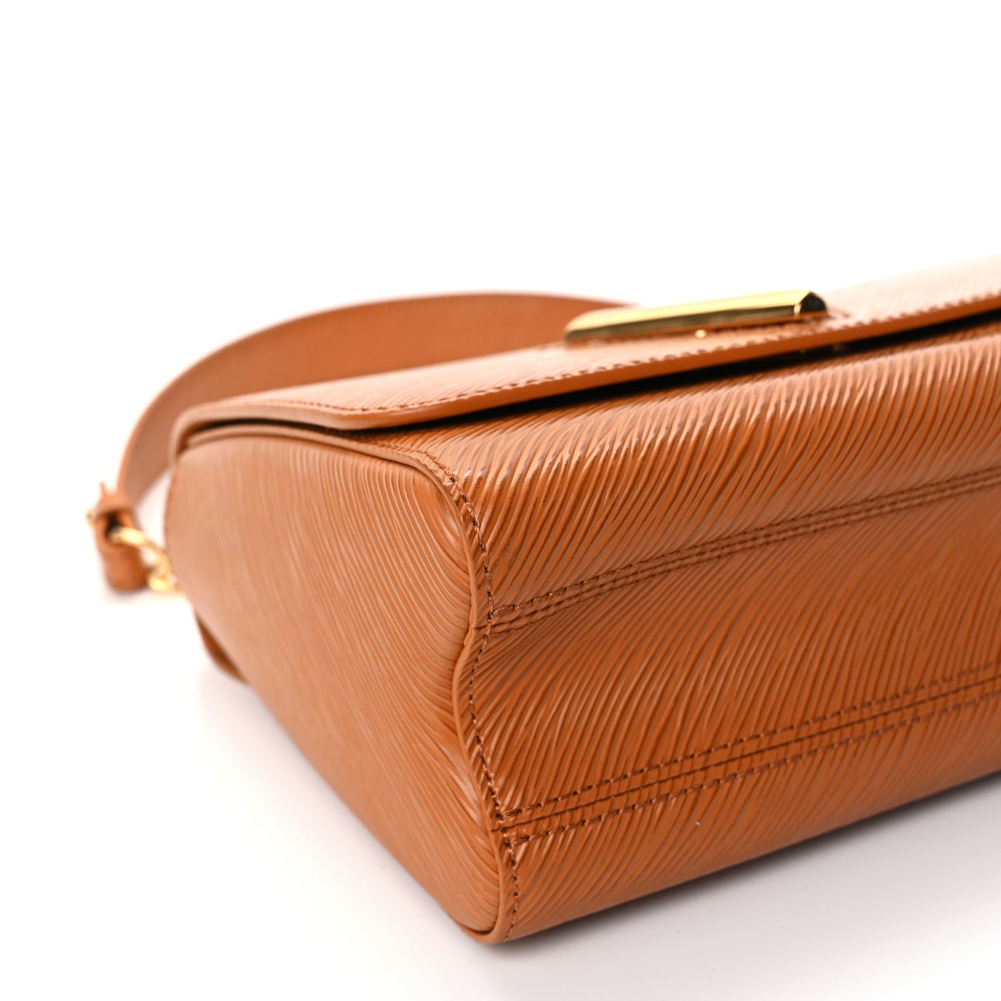 Louis Vuitton Epi Twist Shoulder Bag MM Gold Miel