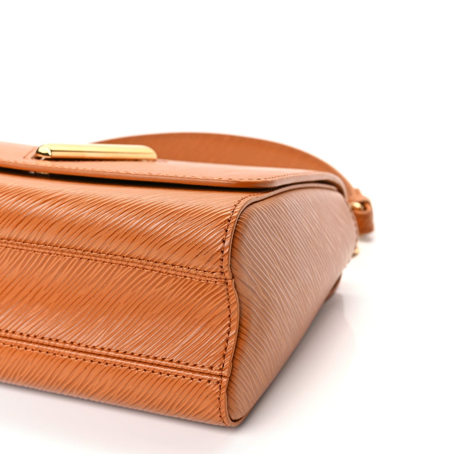 Louis Vuitton Epi Twist Shoulder Bag MM Gold Miel