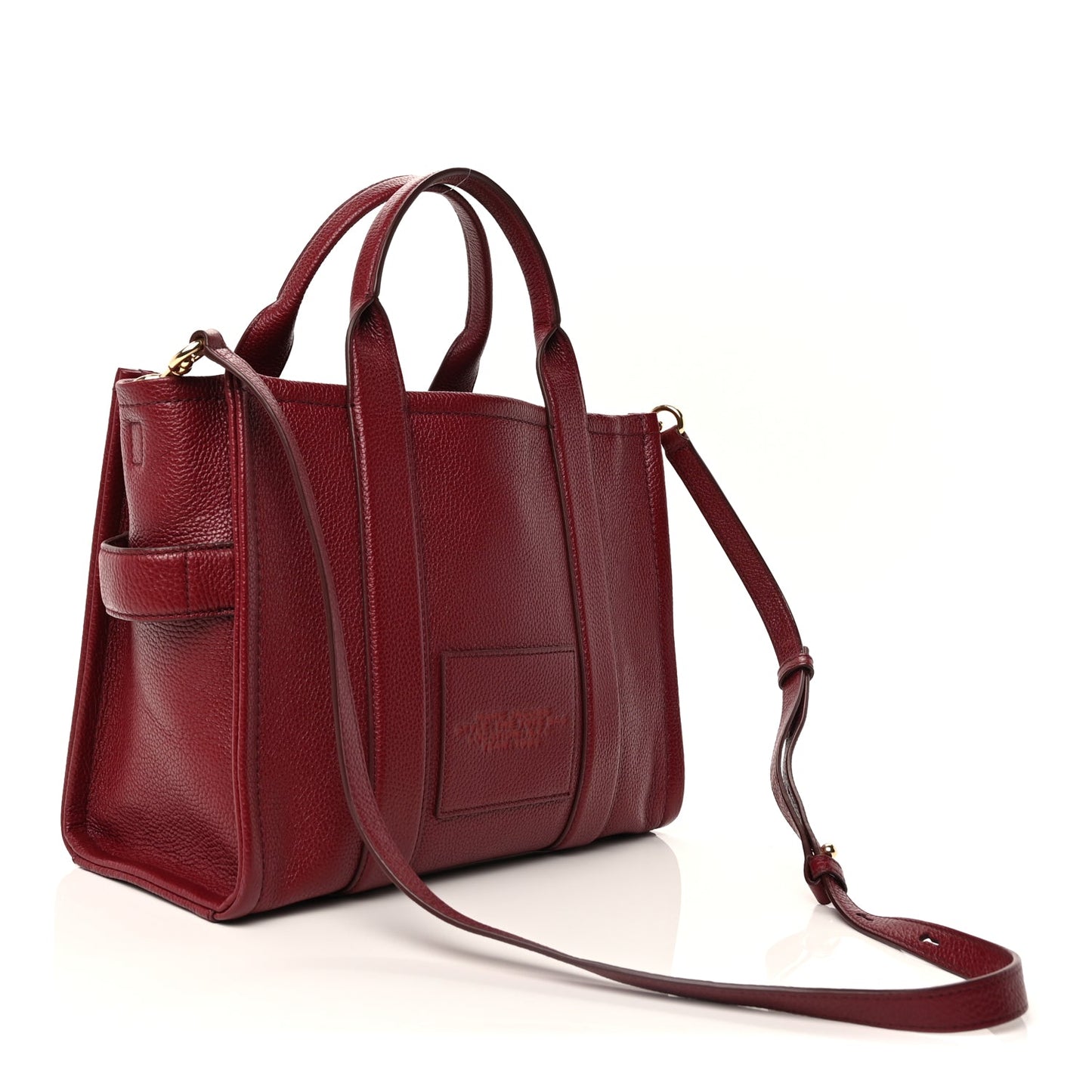 Marc Jacobs Grained Calfskin Medium The Tote Bag  Cherry