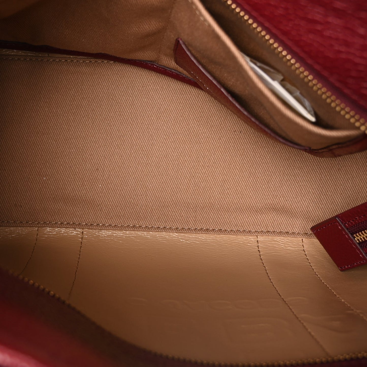 Marc Jacobs Grained Calfskin Medium The Tote Bag  Cherry