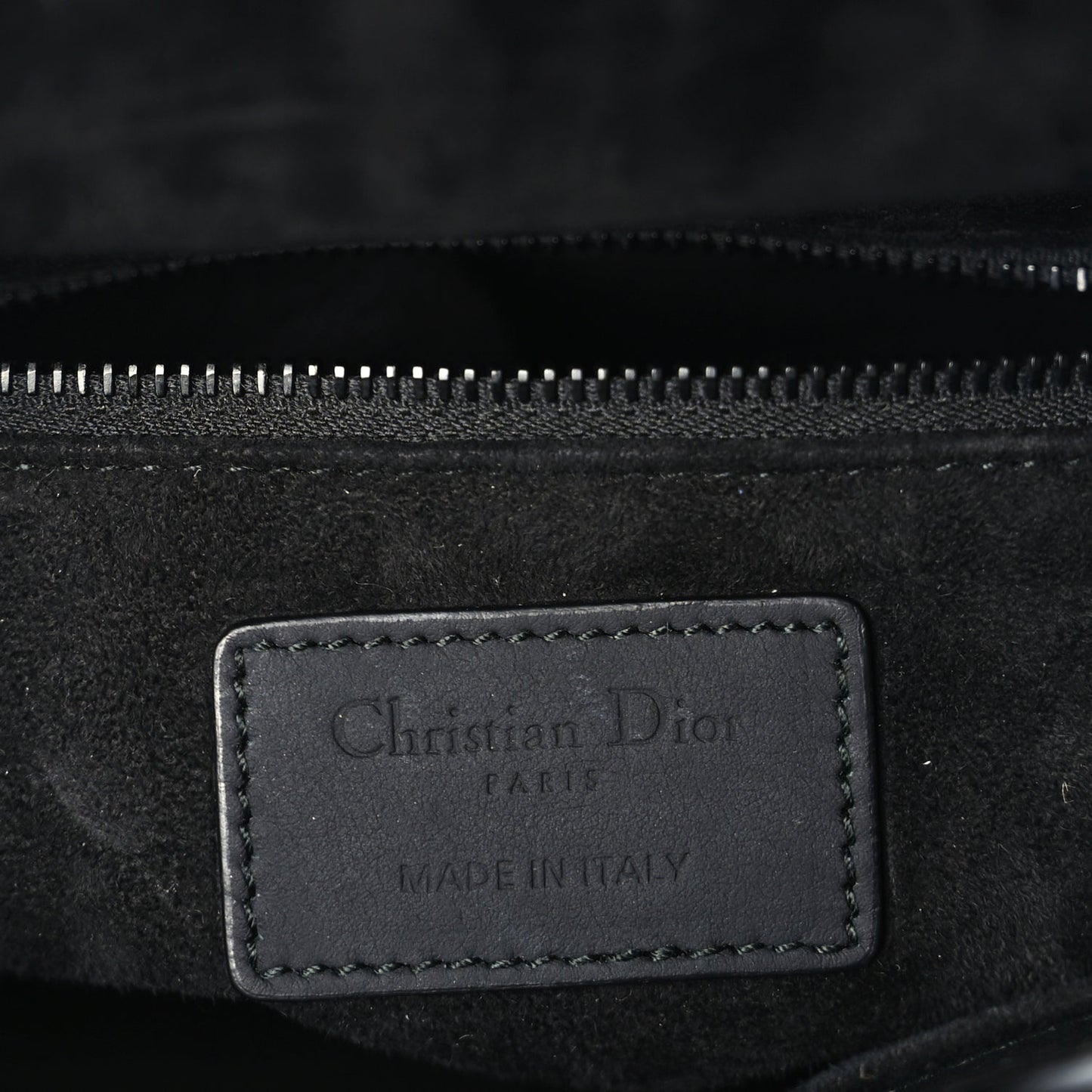 Christian Dior Ultra Matte Calfskin Cannage Small My ABCDior Lady Dior Black