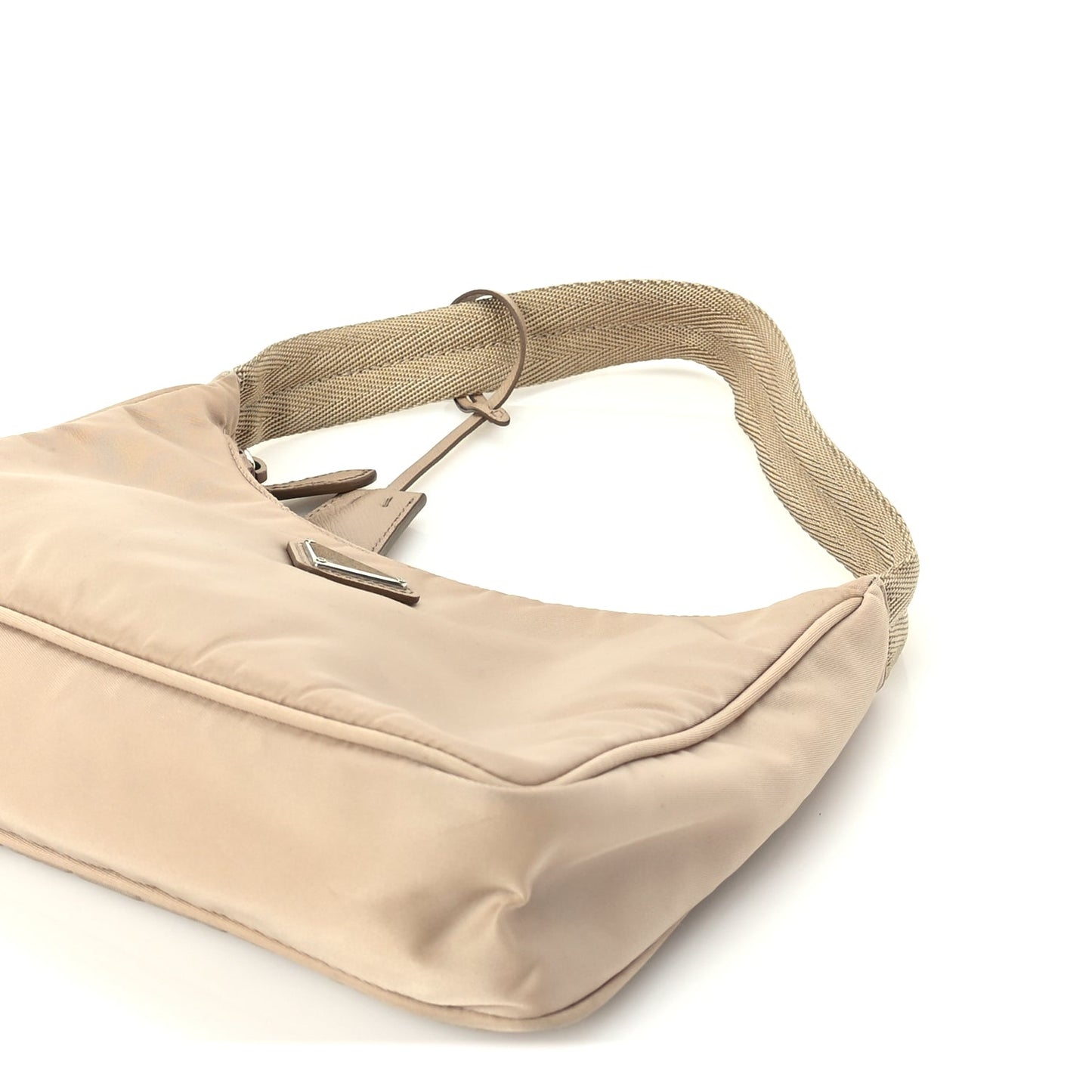 Prada Re-Nylon Saffiano Mini Re-Edition 2000 Bag  Cammeo